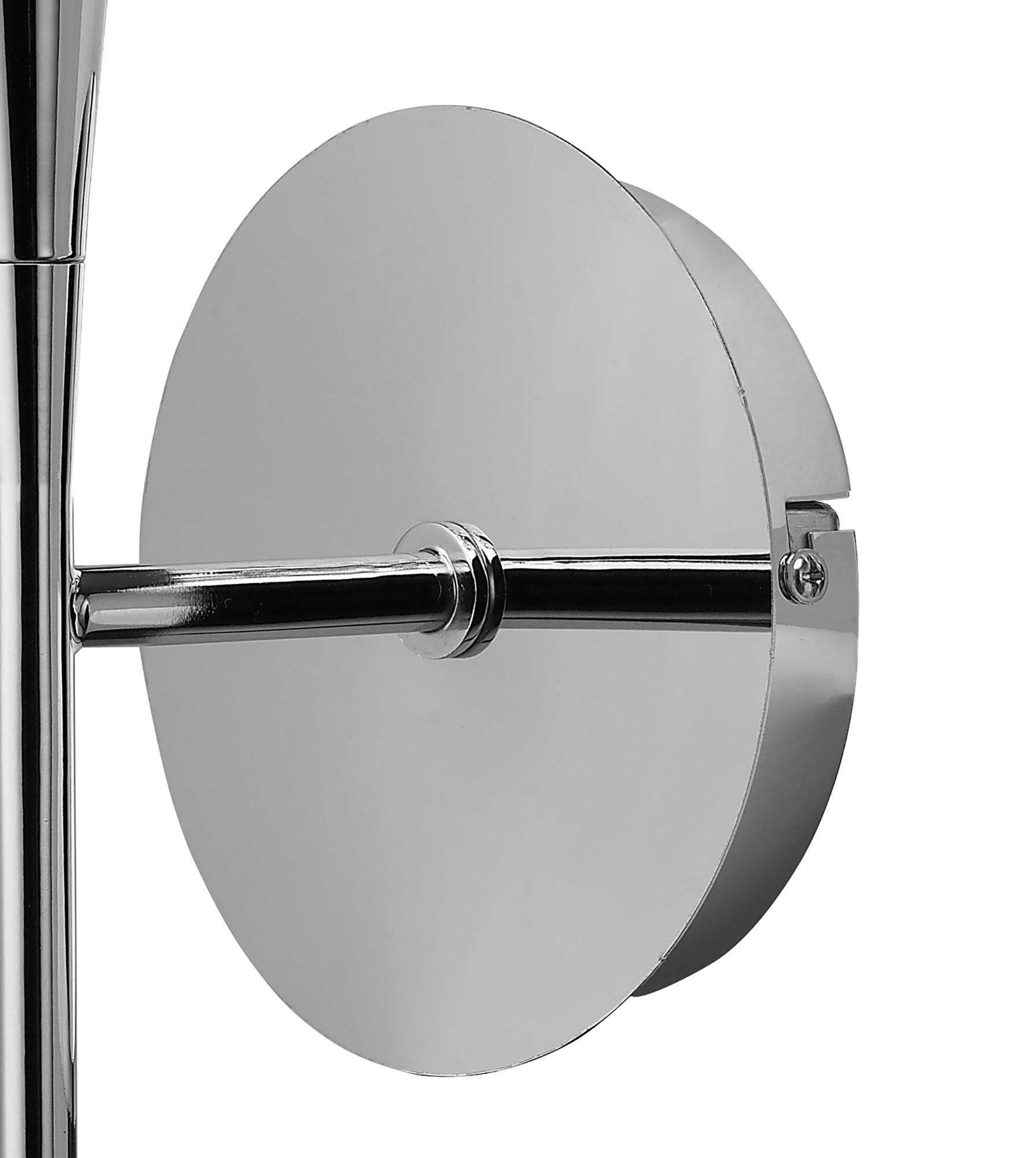 O2 Wall Lamp Switched 1 Light G9, Polished Chrome