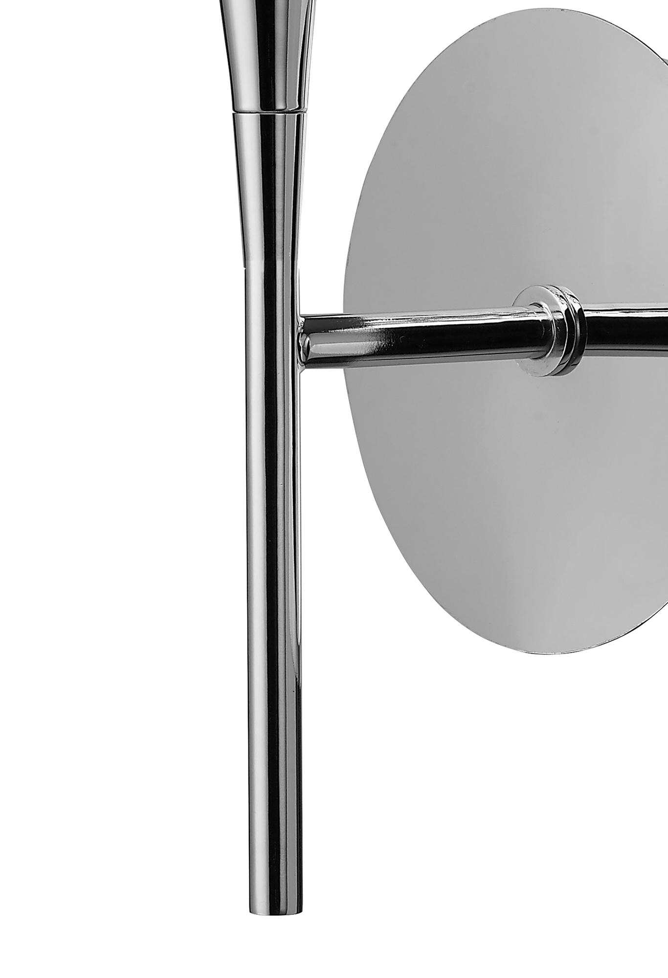 O2 Wall Lamp Switched 1 Light G9, Polished Chrome