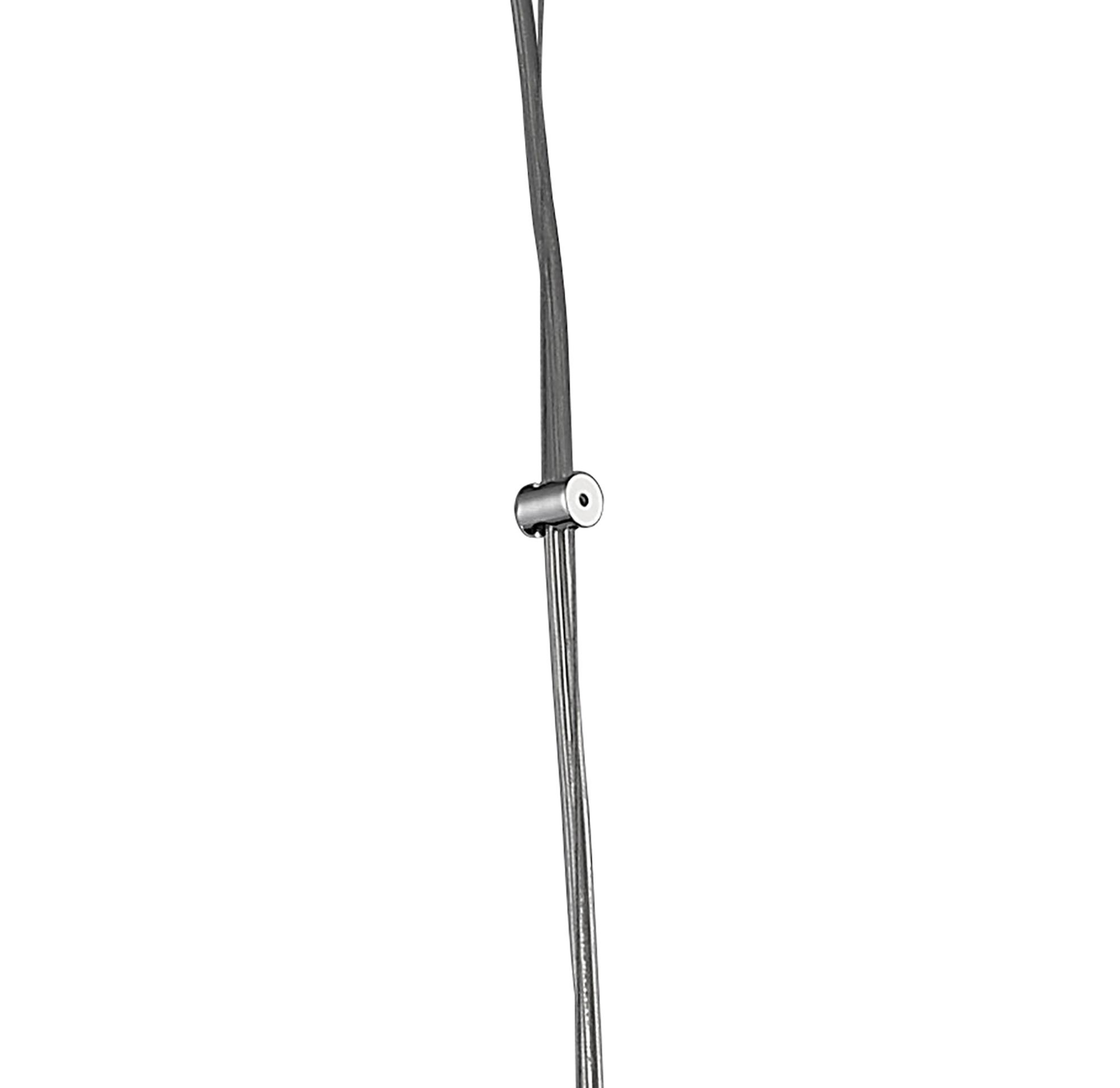 O2 20cm Pendant 1 Light E27 Large, Polished Chrome