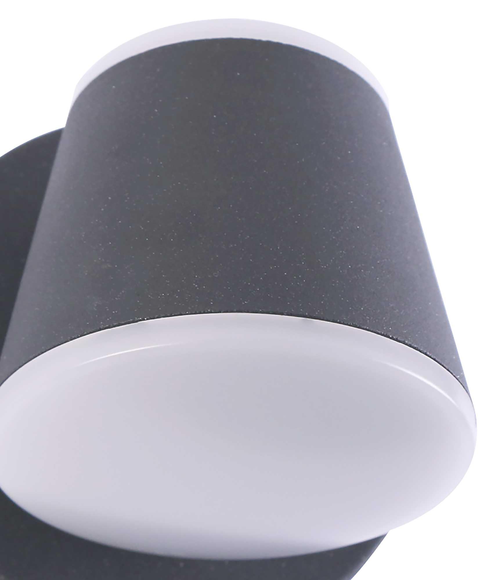 Oahu Wall Light 12W LED 3000K, Anthracite, 590lm, IP54, 3yrs Warranty