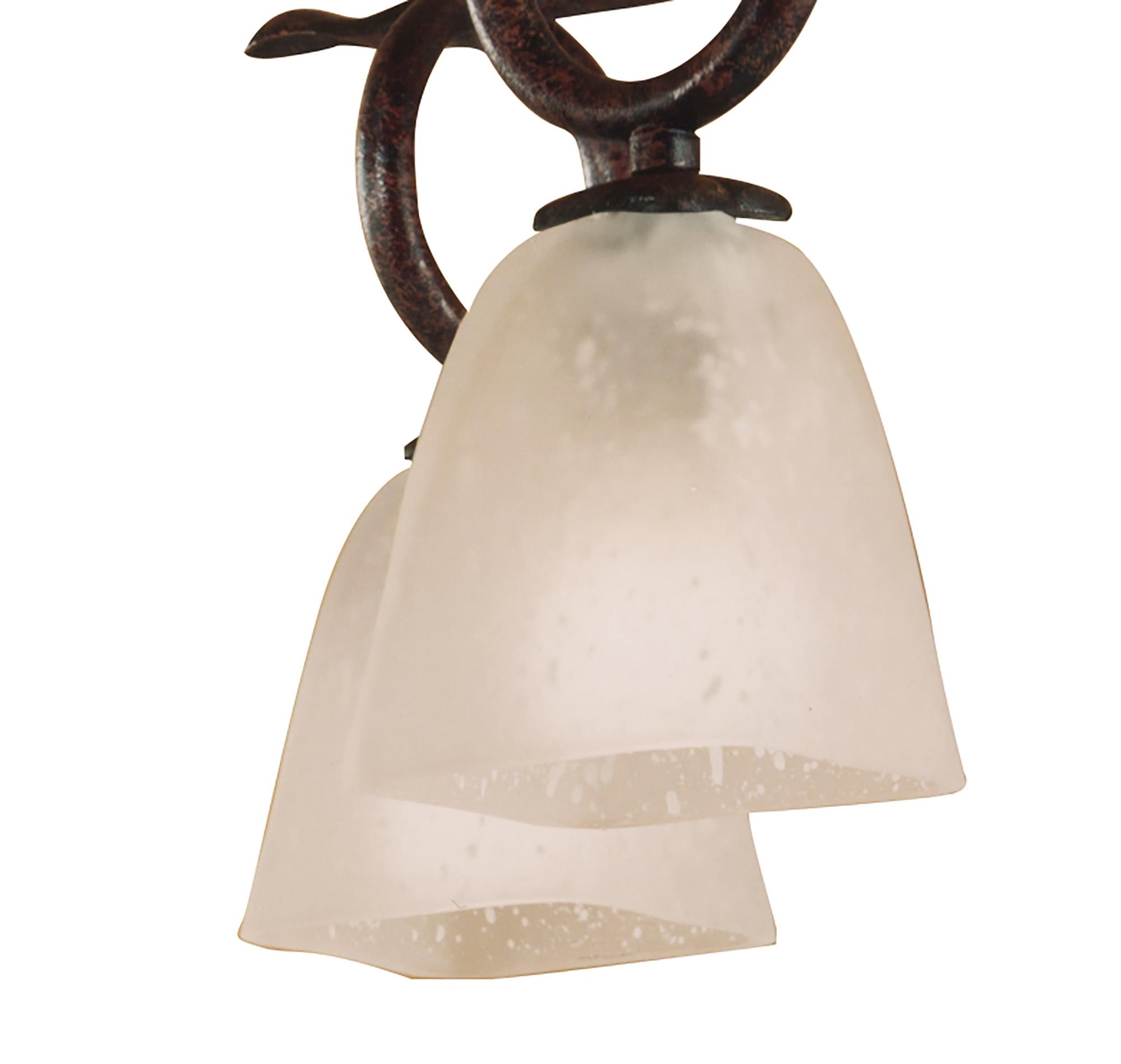 (0001 002) Oberture 54cm Ceiling 4 Light E14, Brown/Black Oxide