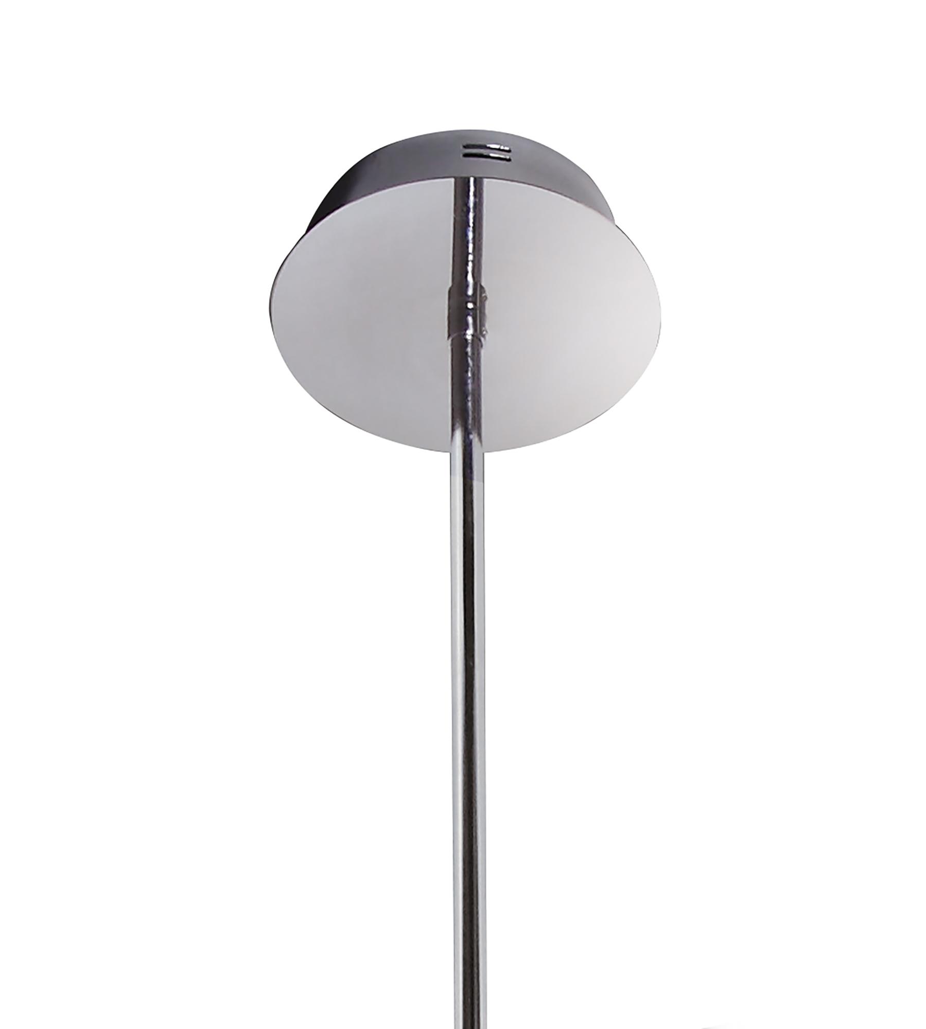 On 80cm Telescopic 30W LED 3000K, 3000lm, Polished Chrome/Frosted Acrylic, 3yrs Warranty