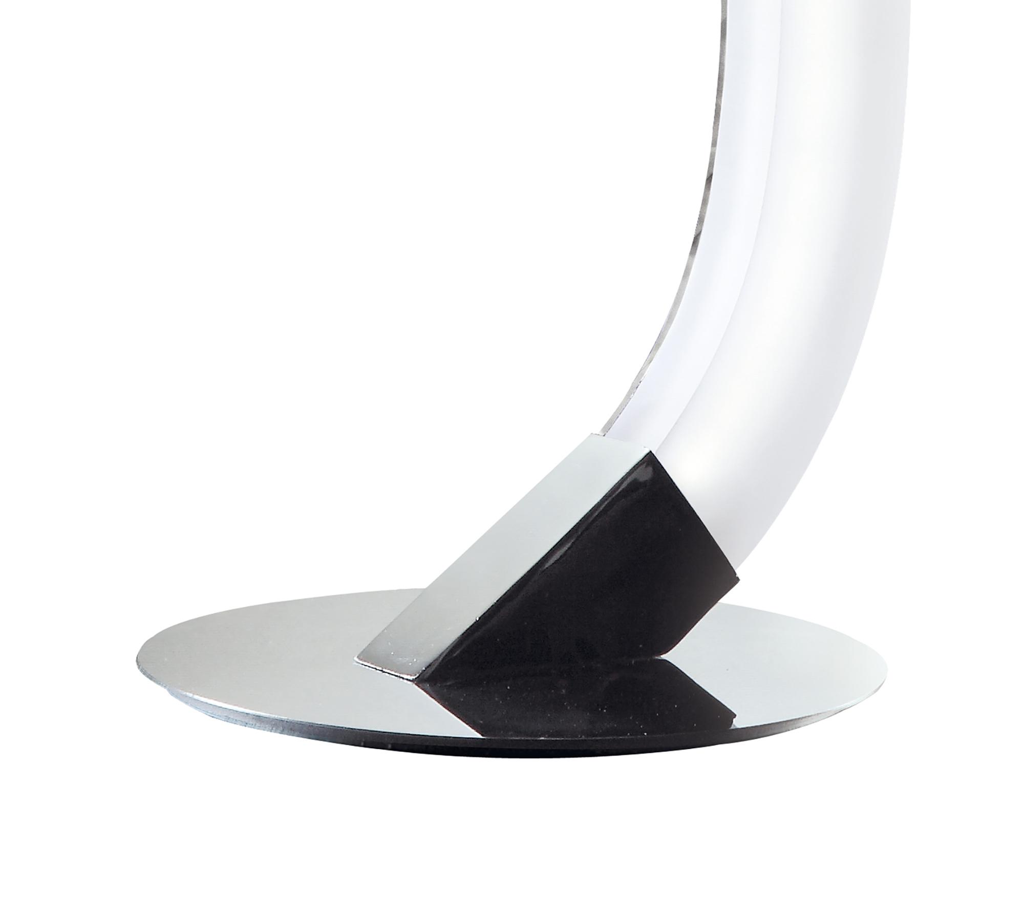 On Table Lamp Right 5W LED 3000K, 500lm, Polished Chrome/Frosted Acrylic, 3yrs Warranty