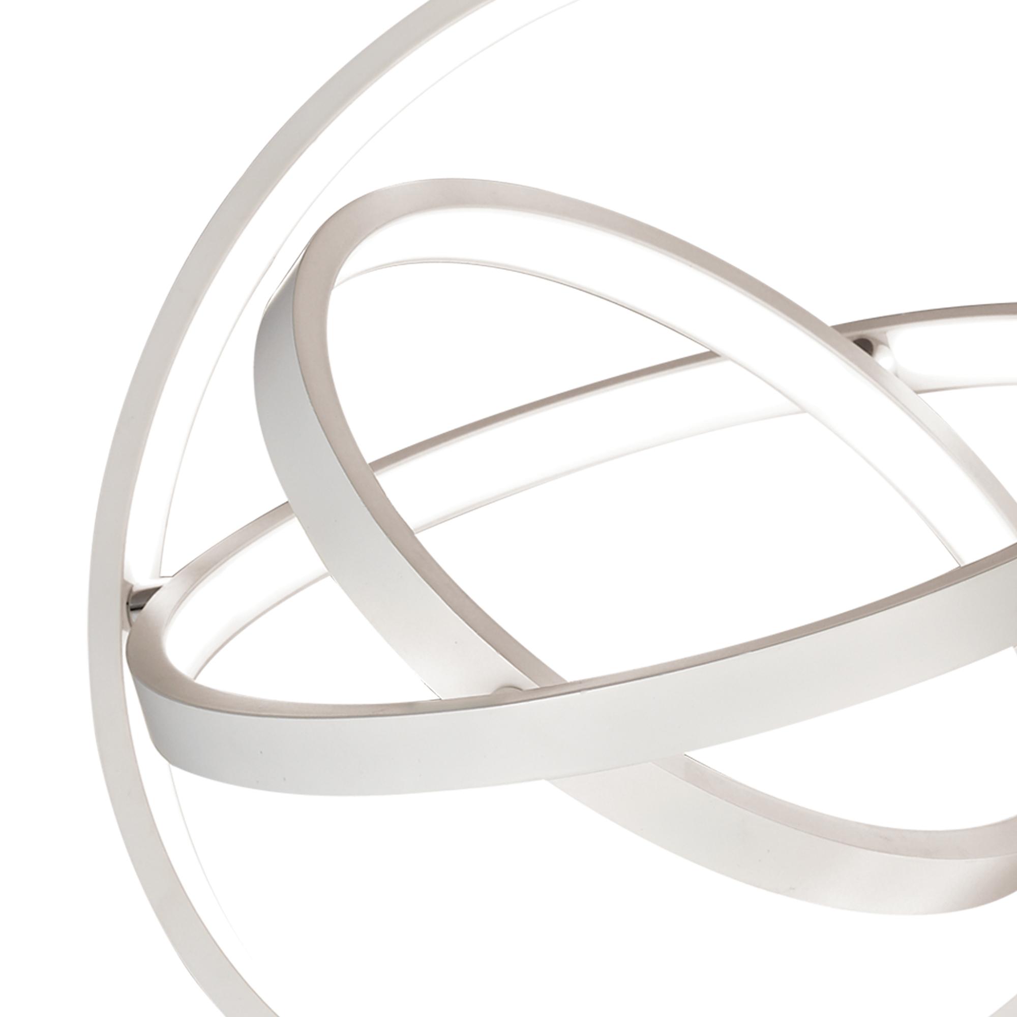 Orbital Ceiling Round 35cm, 3 Ring, 40W LED 3000K, 1510lm, White, 3yrs Warranty