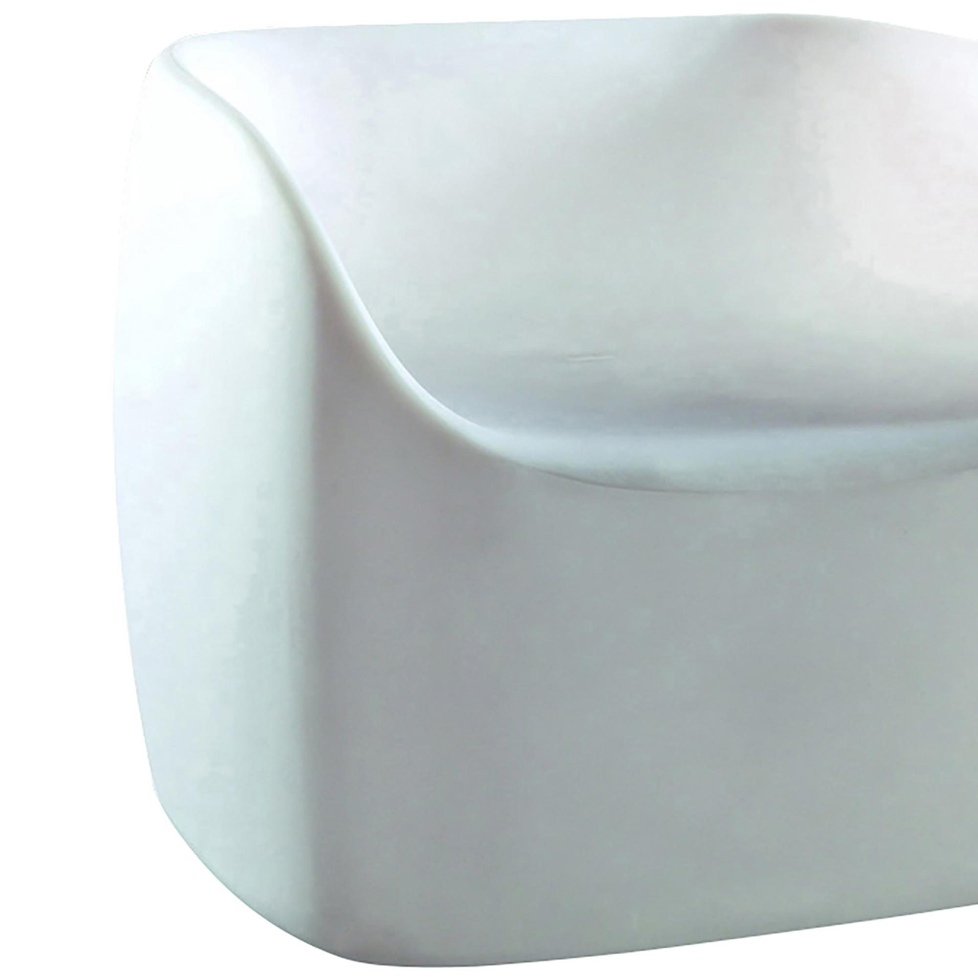 Pao Small Sofa No Light Outdoor, Opal White Item Weight: 16.3kg