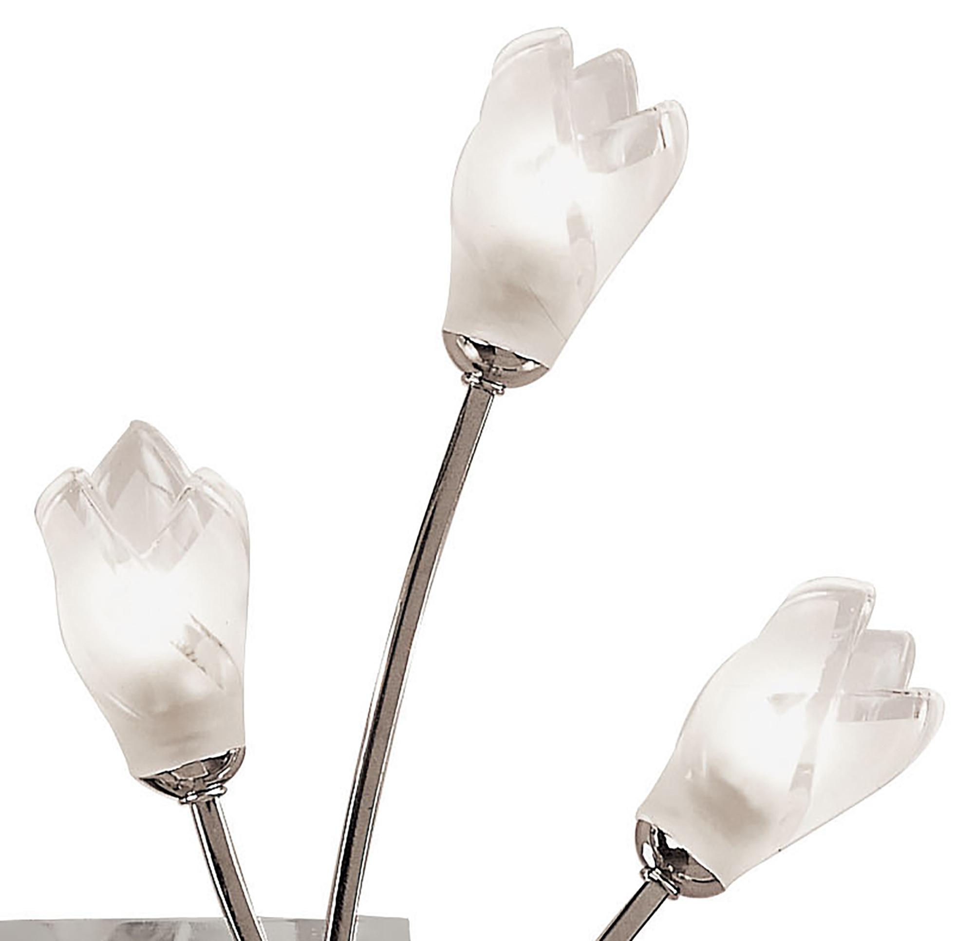 Pietra Ceiling/Wall Switched 6 Light G9, Polished Chrome