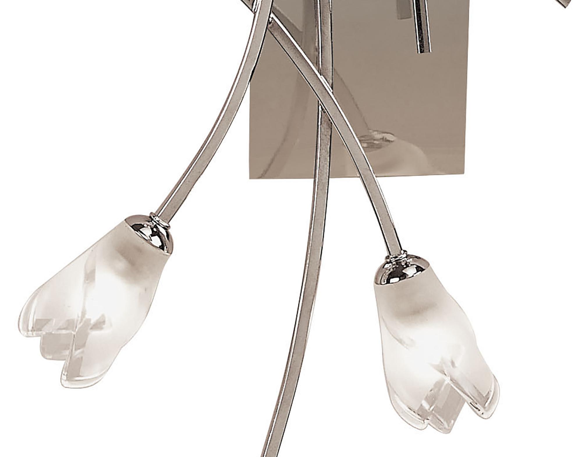 Pietra Ceiling/Wall Switched 6 Light G9, Polished Chrome