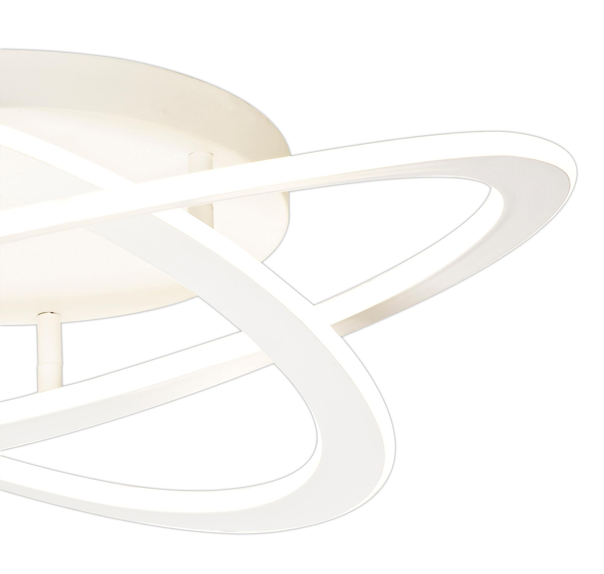 Planet 75cm Ceiling, 80W LED, 3000K, 3900lm, White, 3yrs Warranty
