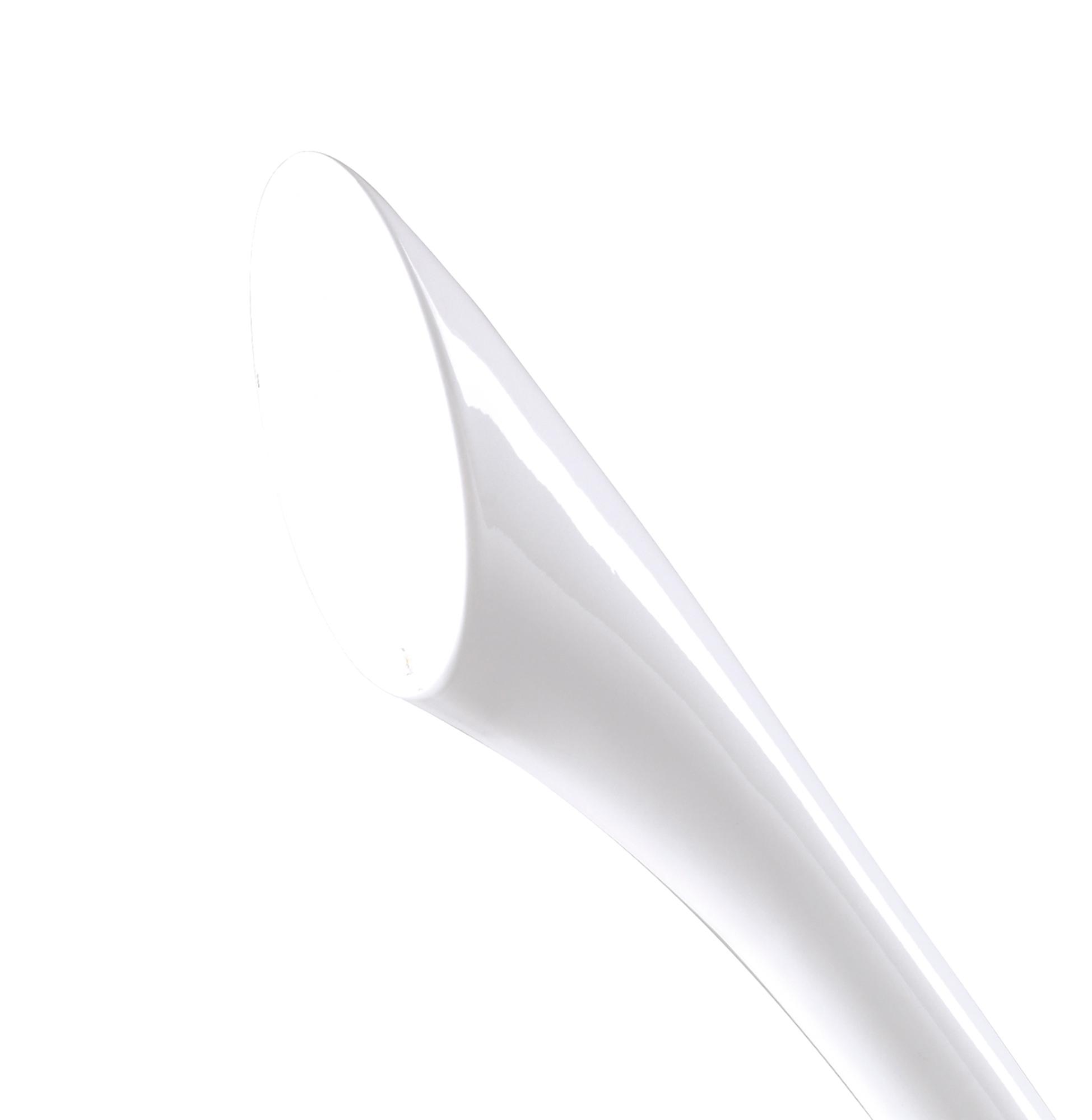 Pop Table Lamp 1 Light E27, Gloss White/White Acrylic/Polished Chrome, CFL Lamps INCLUDED