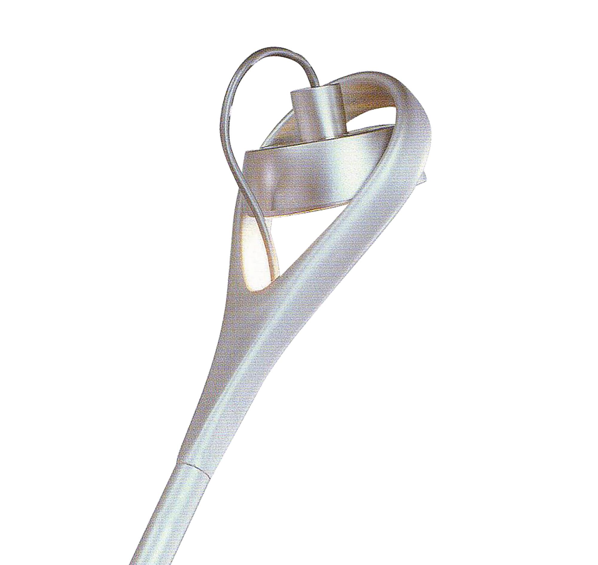 Rak Table Lamp 1 Light GU10 Ar111 75W Silver Grey