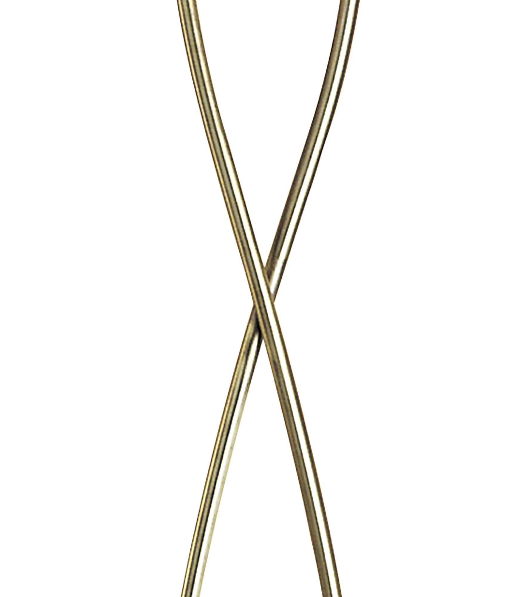 Rosa Del Desierto Floor Lamp 2 Light G9, Antique Brass, NOT LED/CFL Compatible