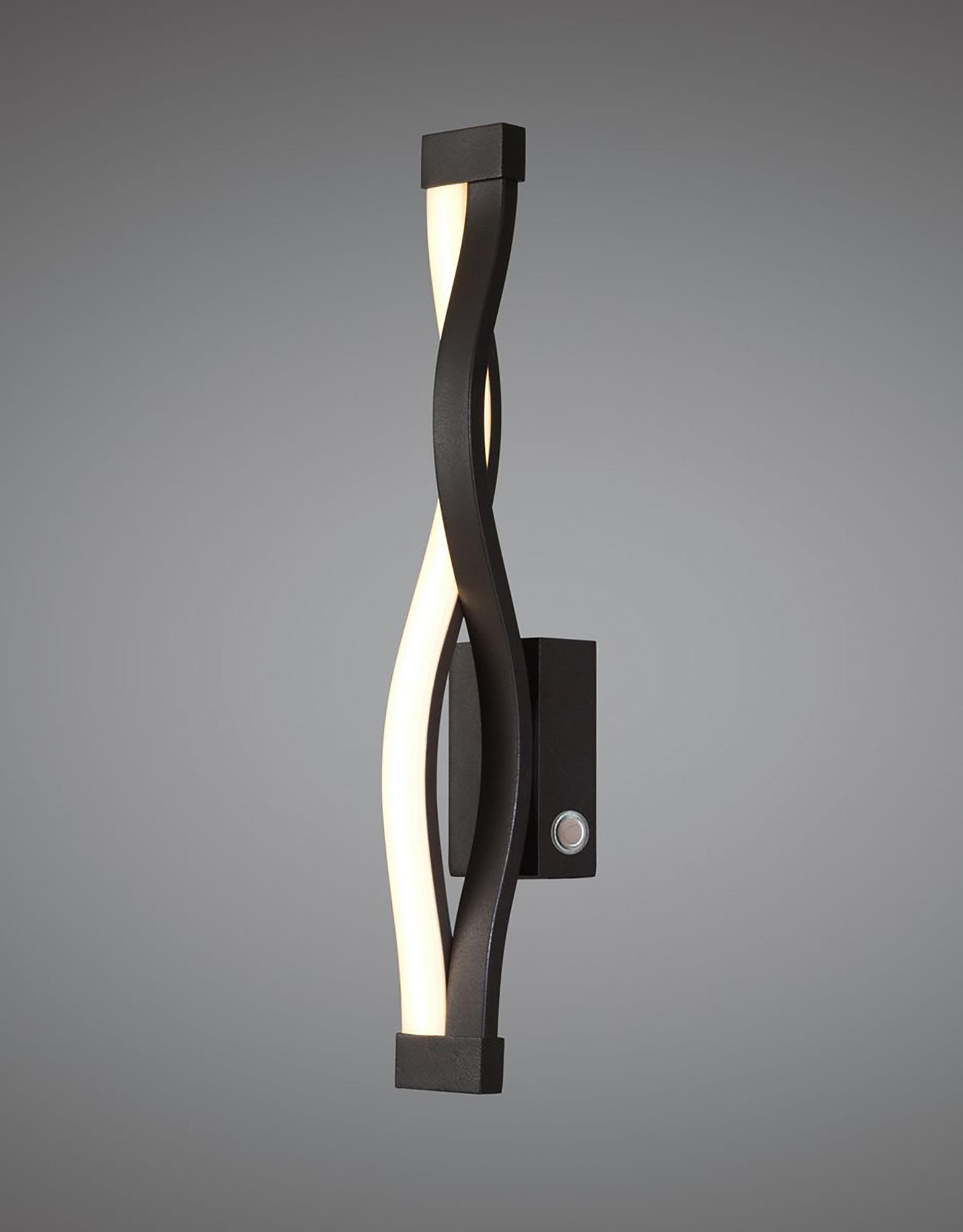 Sahara Brown Oxide Wall Lamp 6W LED 2800K, 420lm, Dimmable Brown Oxide/Frosted Acrylic, 3yrs Warranty