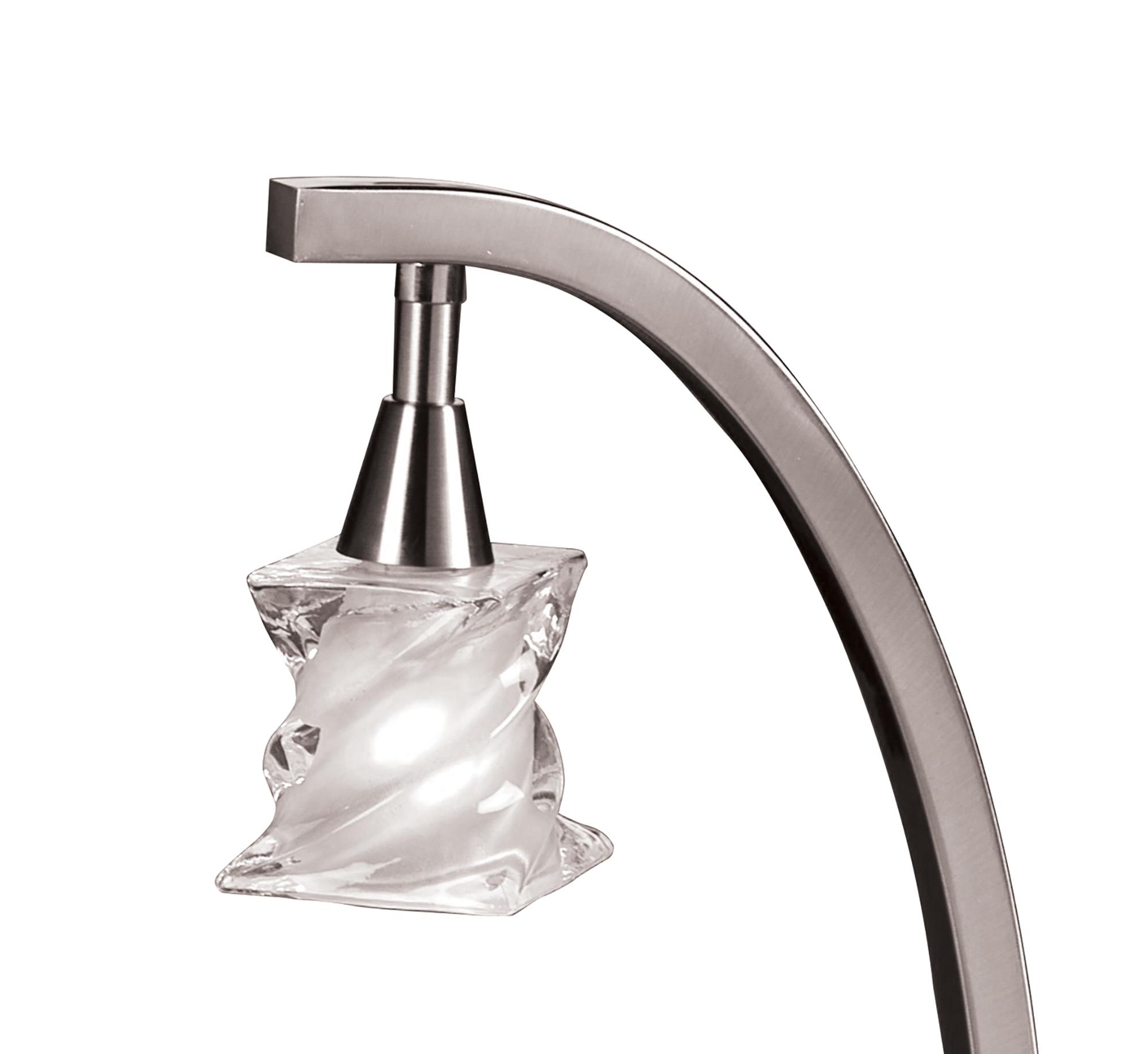 Salomon Table Lamp 1 Light G9, Satin Nickel