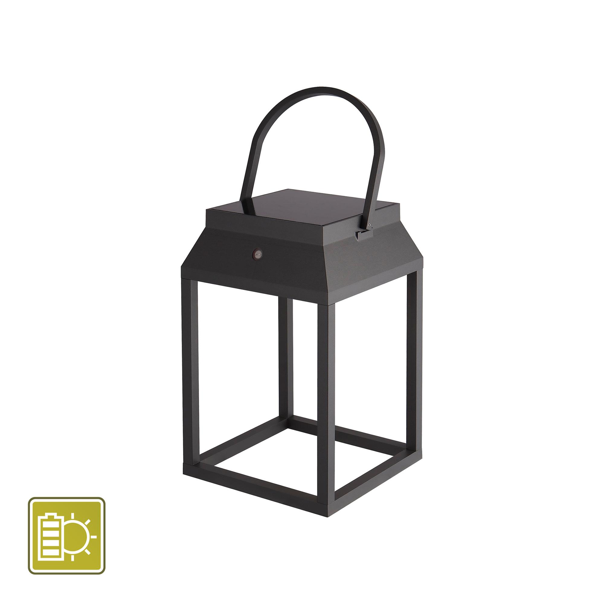 Sapporo Small Solar Rechargeable Battery Operated Lantern