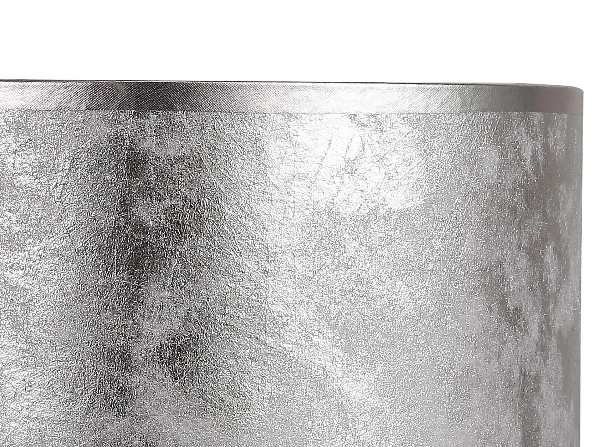Baymont Polished Chrome 3 Light E27 Linear Pendant With 30cm x 17cm Silver Leaf Shade 2m