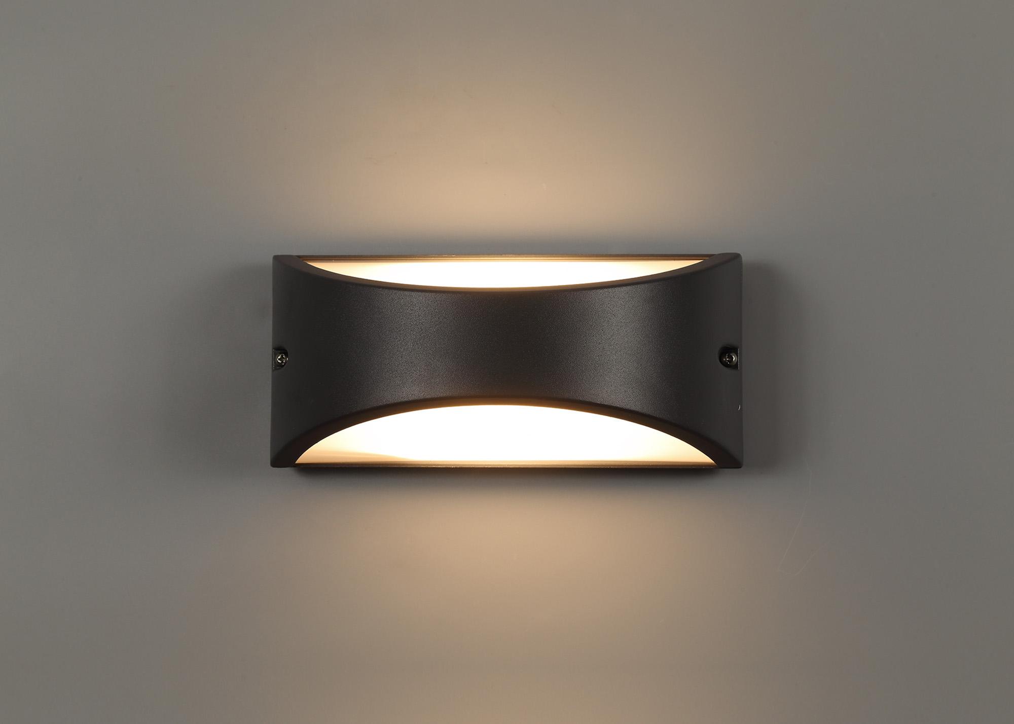 Skelly Wall Lamp, 10W LED, 3000K, IP54, Anthracite, 3yrs Warranty