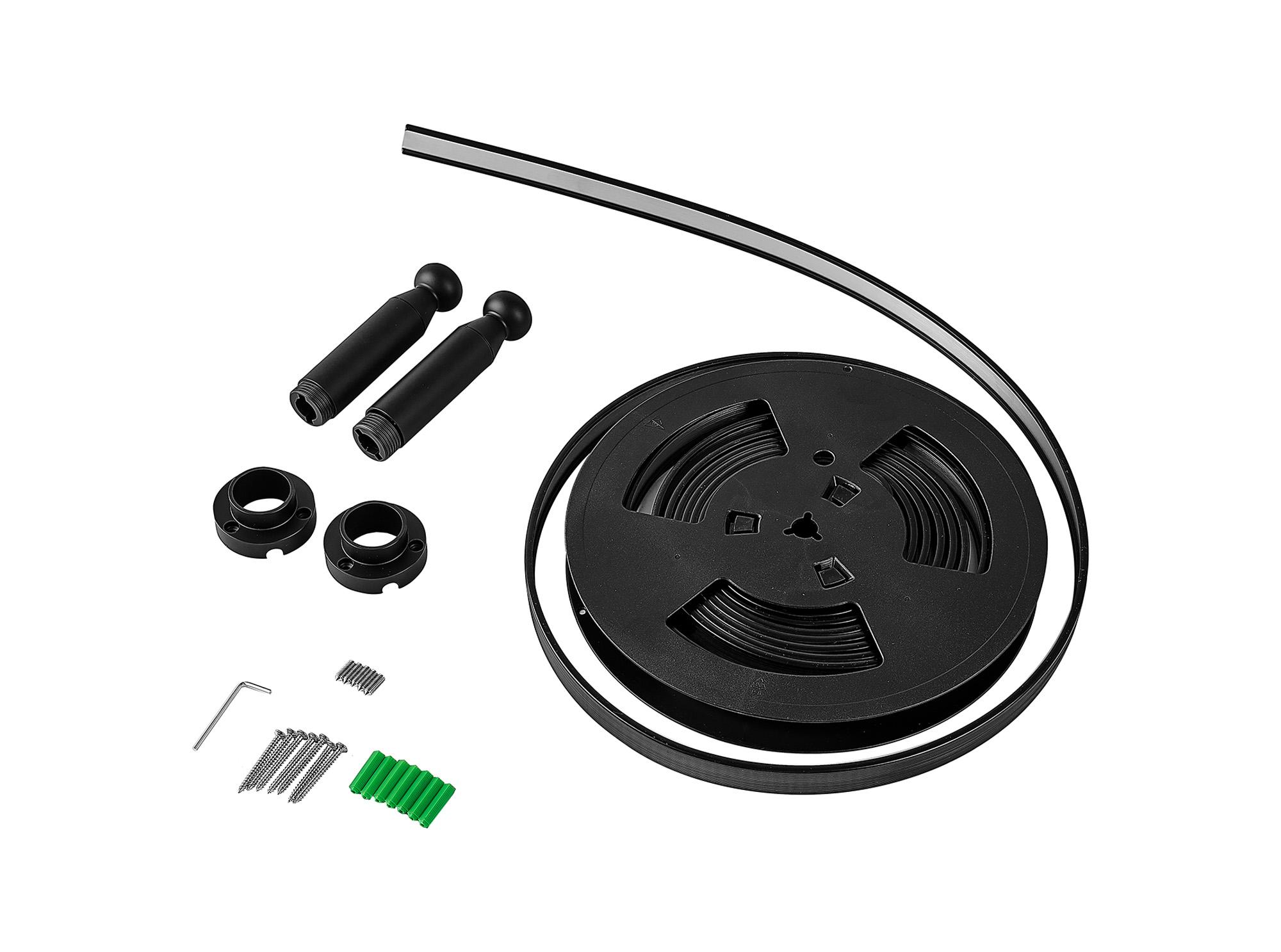 Skyline 5m Corner Accessory Kit For LED Strip, Black