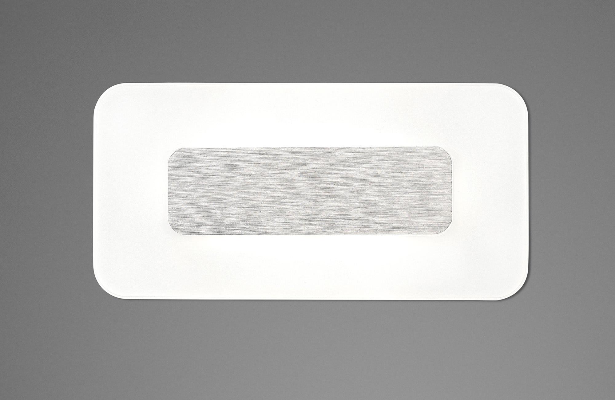 Sol Wall Lamp Rectangular 6W LED 4000K, 540lm, Aluminium / Acrylic, 3yrs Warranty