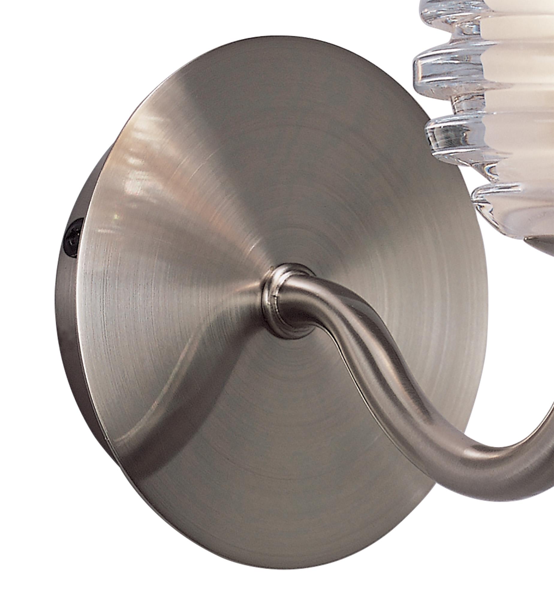 Sphere Wall Lamp Switched 1 Light G9, Satin Nickel