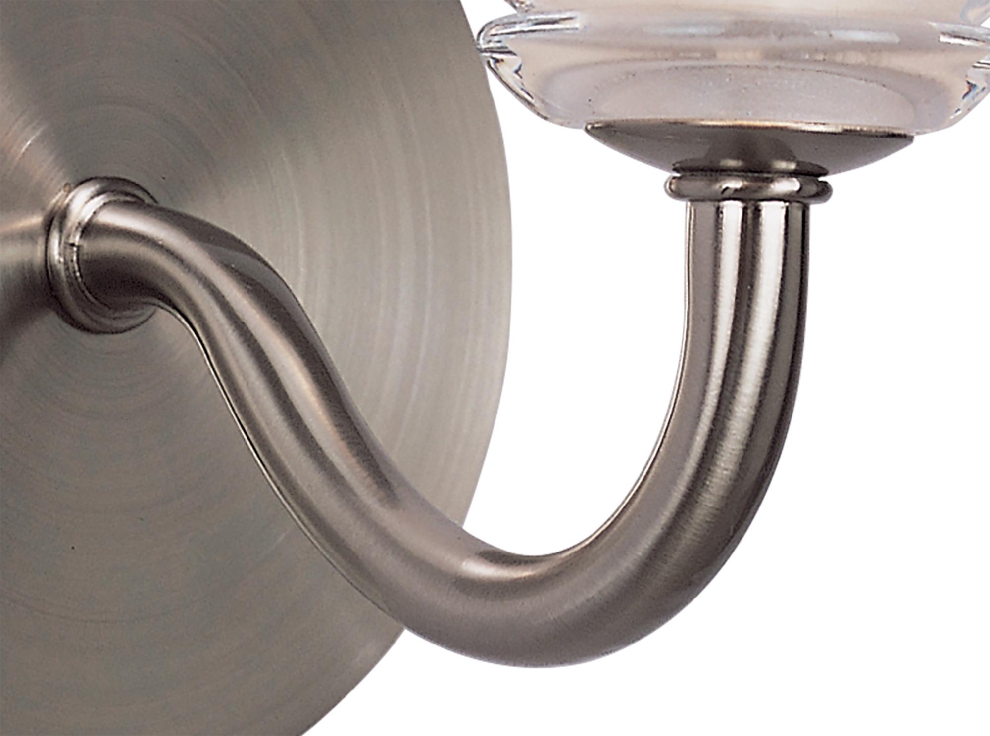 Sphere Wall Lamp Switched 1 Light G9, Satin Nickel