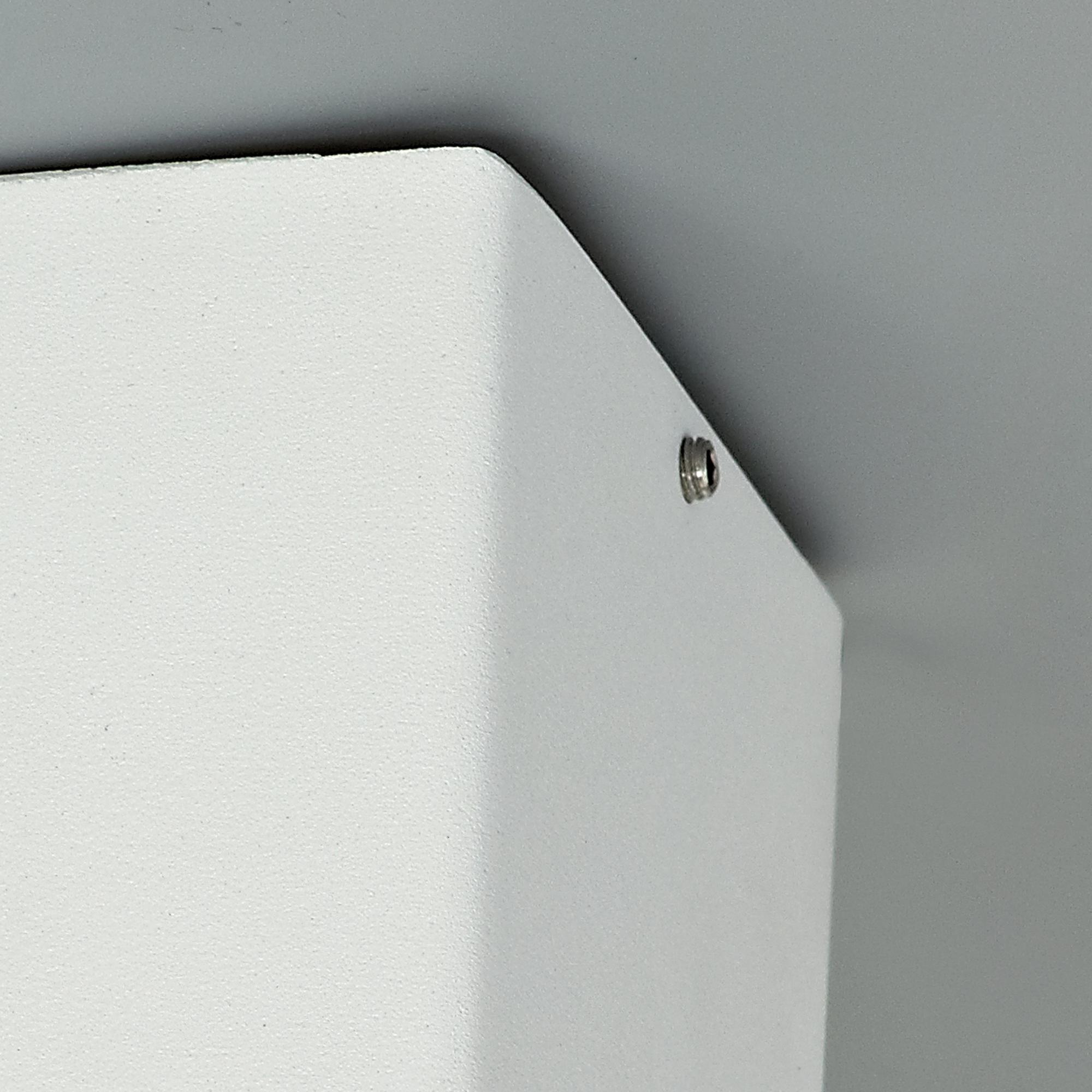 Stom Adjustable Square Spotlight, 1 Light GU10, Sand White