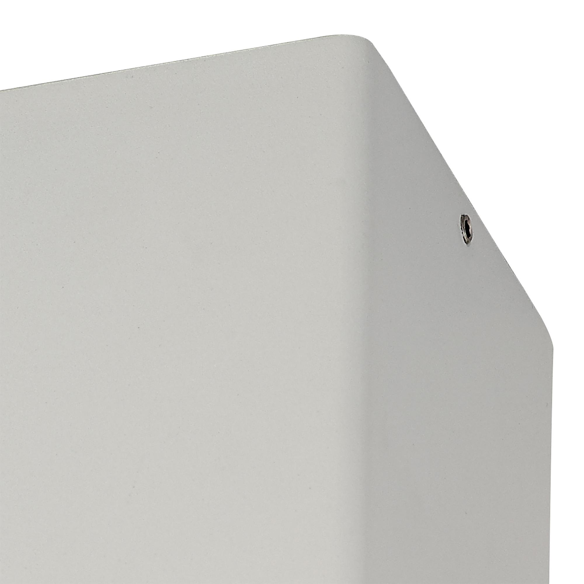 Stom Adjustable Rectangular Spotlight, 2 Light GU10, Sand White