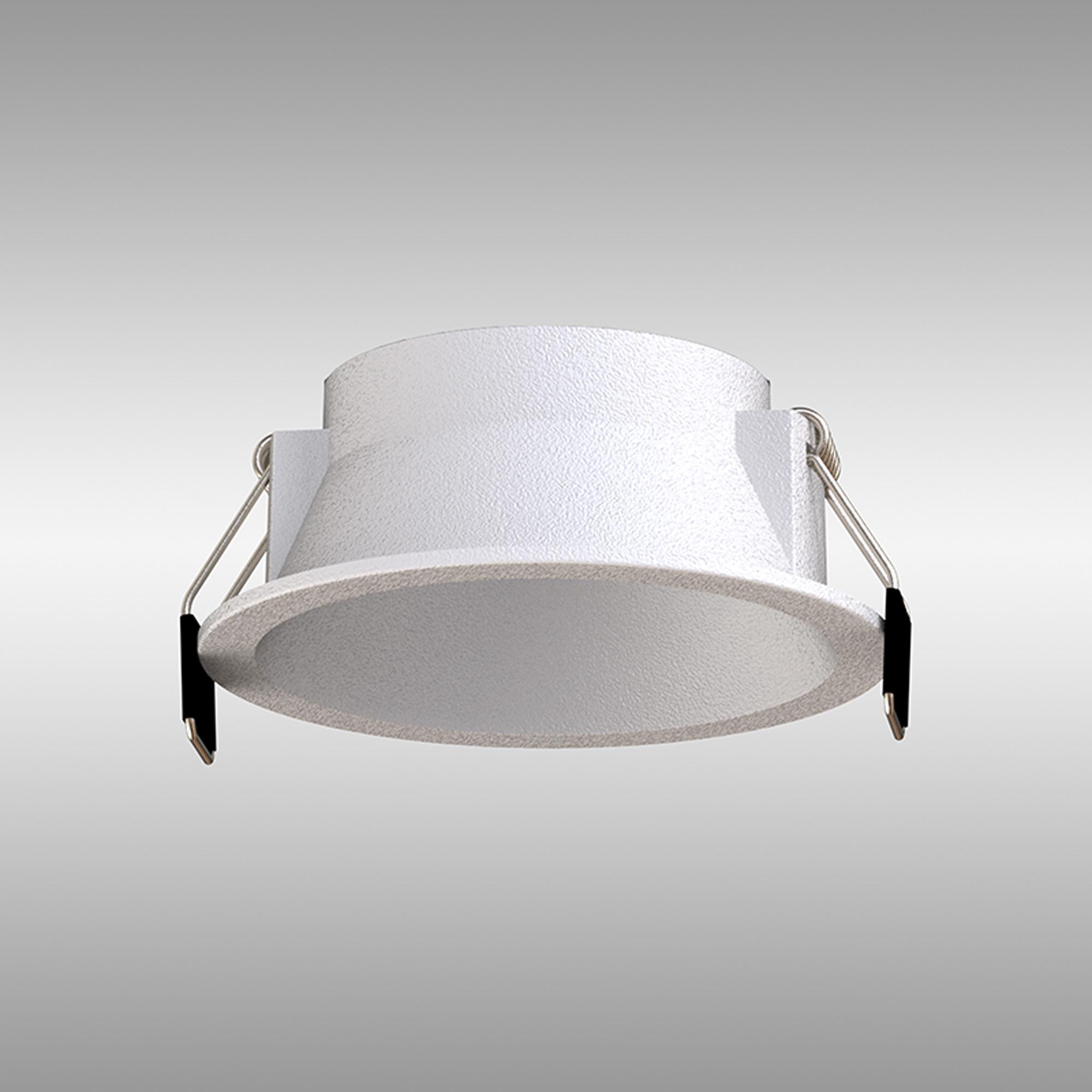 Sunset 85 x 87mm Recessed Base, Cut Out: 75mm, White