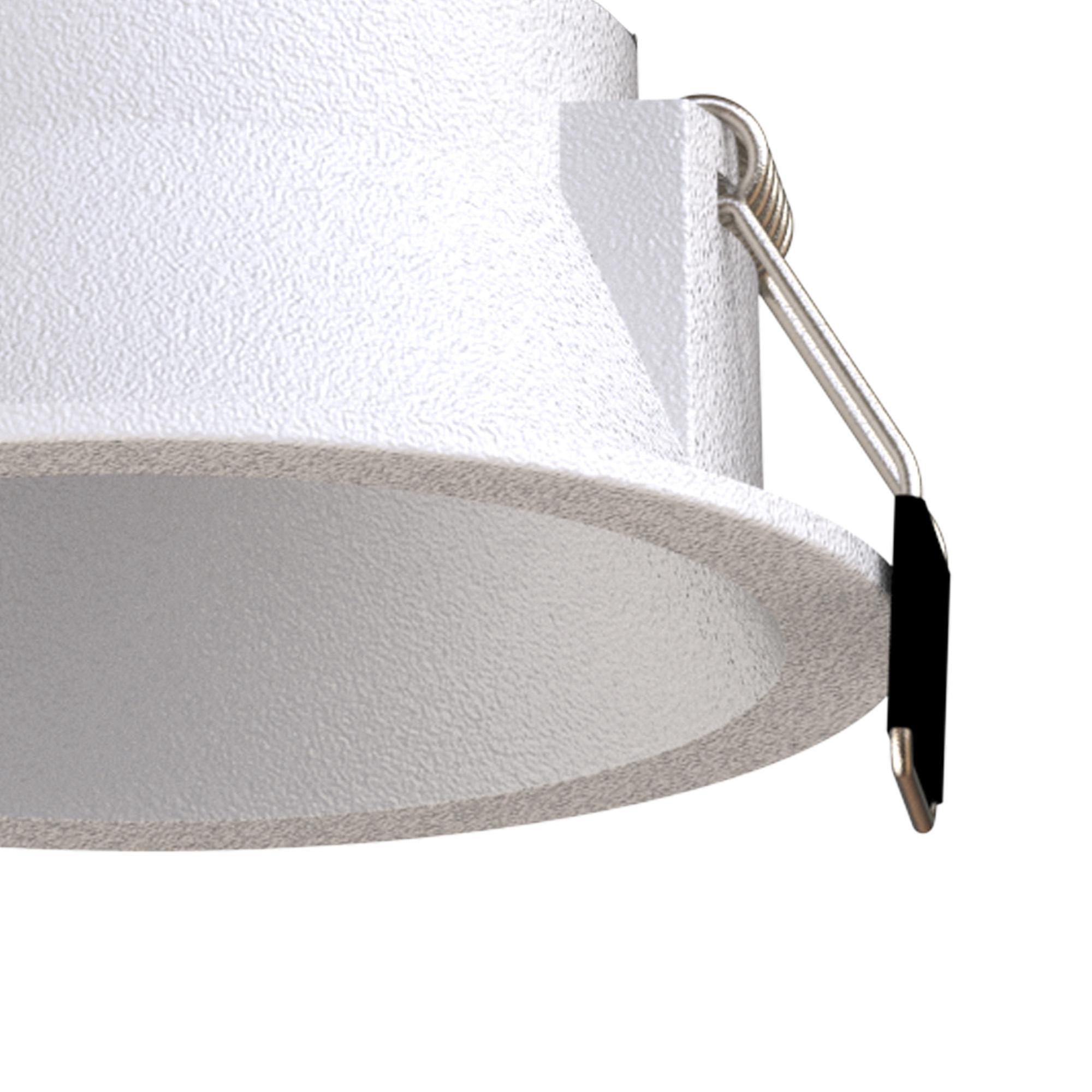 Sunset 85 x 87mm Recessed Base, Cut Out: 75mm, White