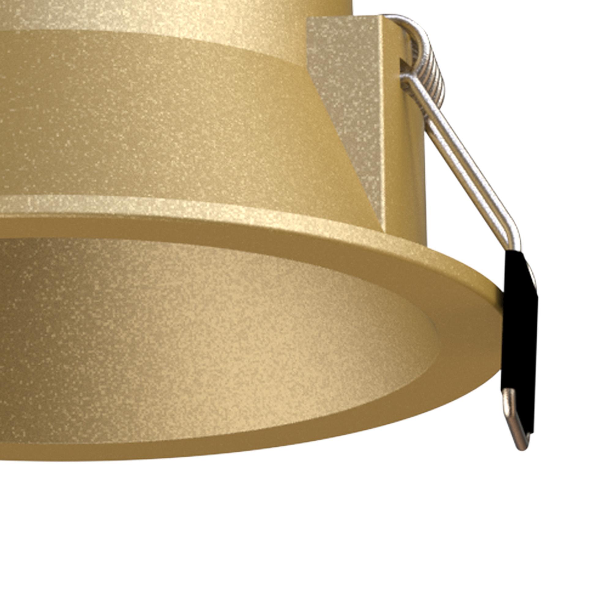 Sunset 85 x 87mm Recessed Base, Cut Out: 75mm, Gold