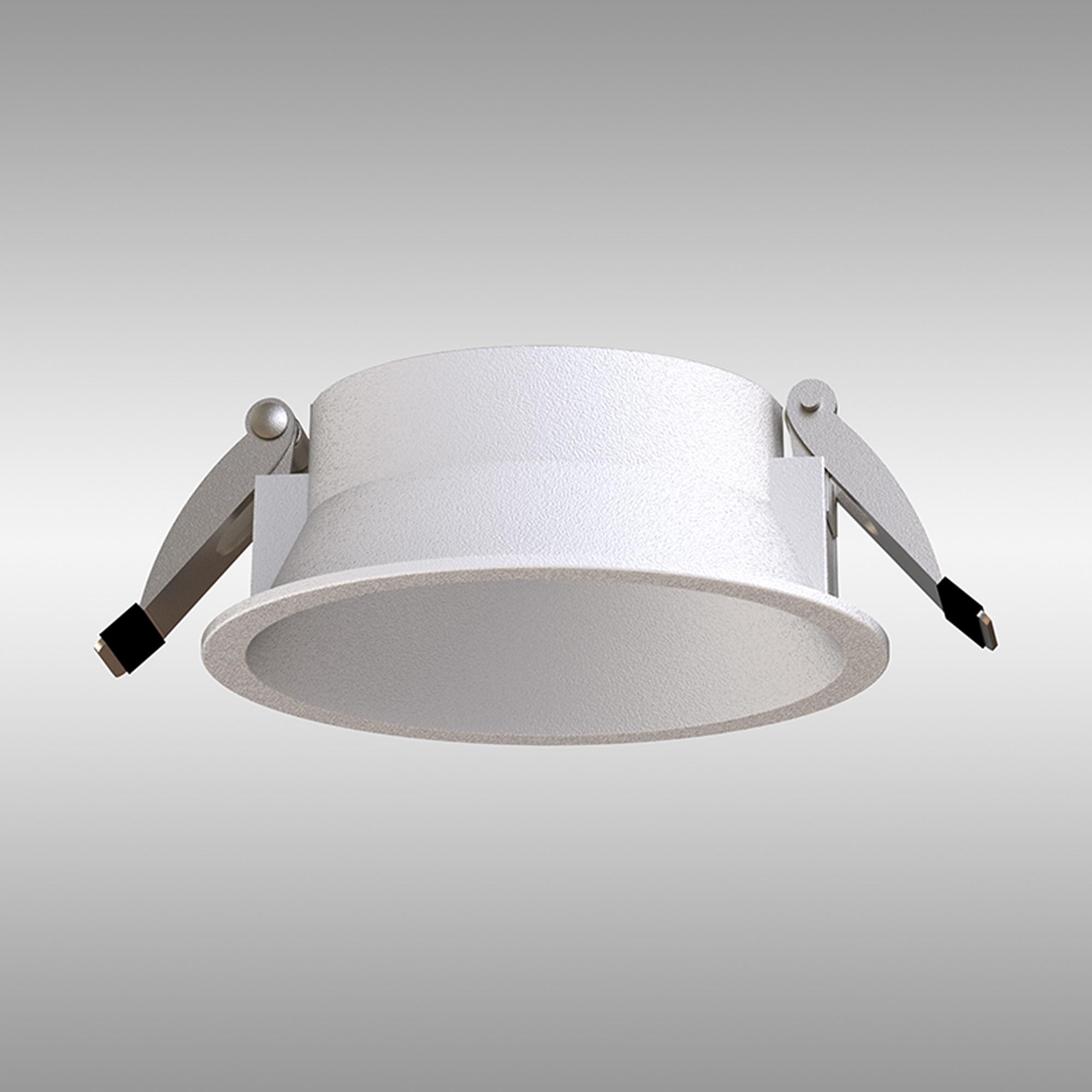 Sunset 108 x 98mm Recessed Base, Cut Out: 95mm, White