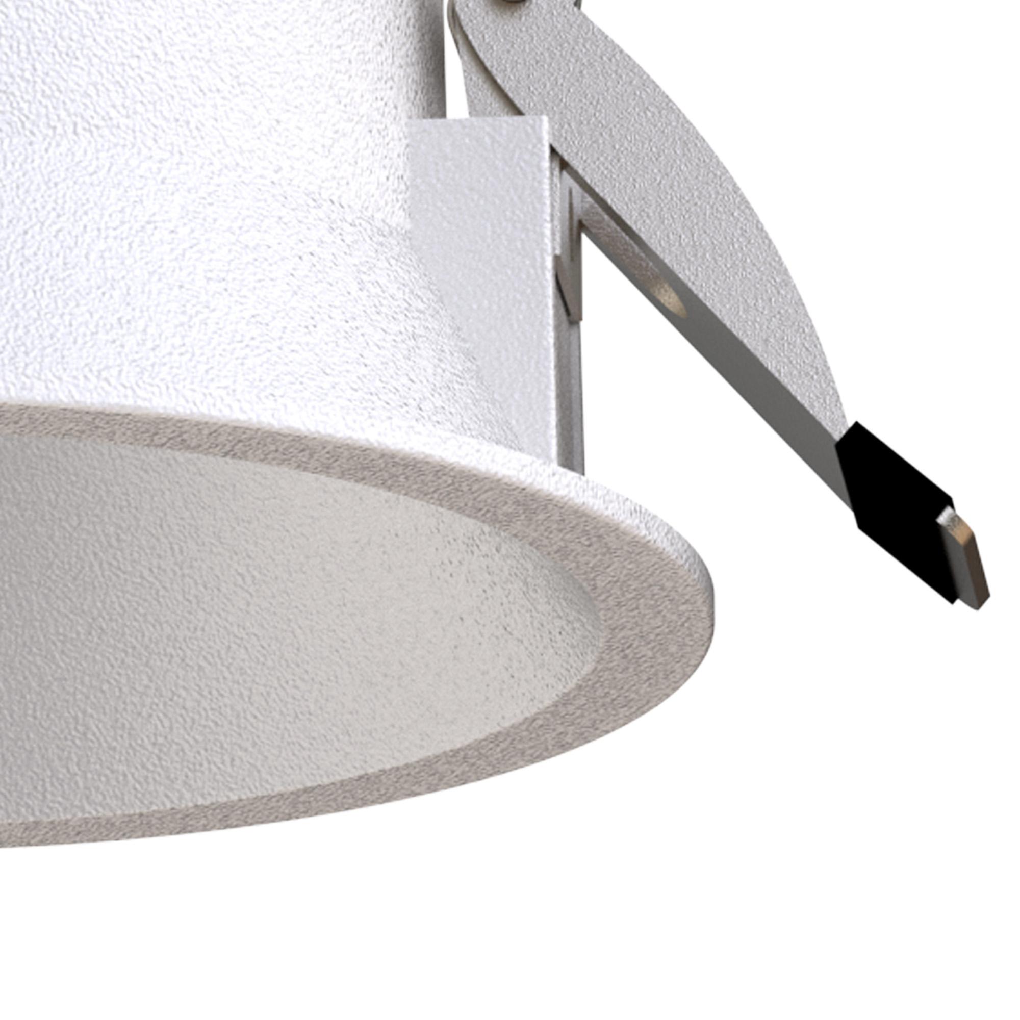 Sunset 108 x 98mm Recessed Base, Cut Out: 95mm, White