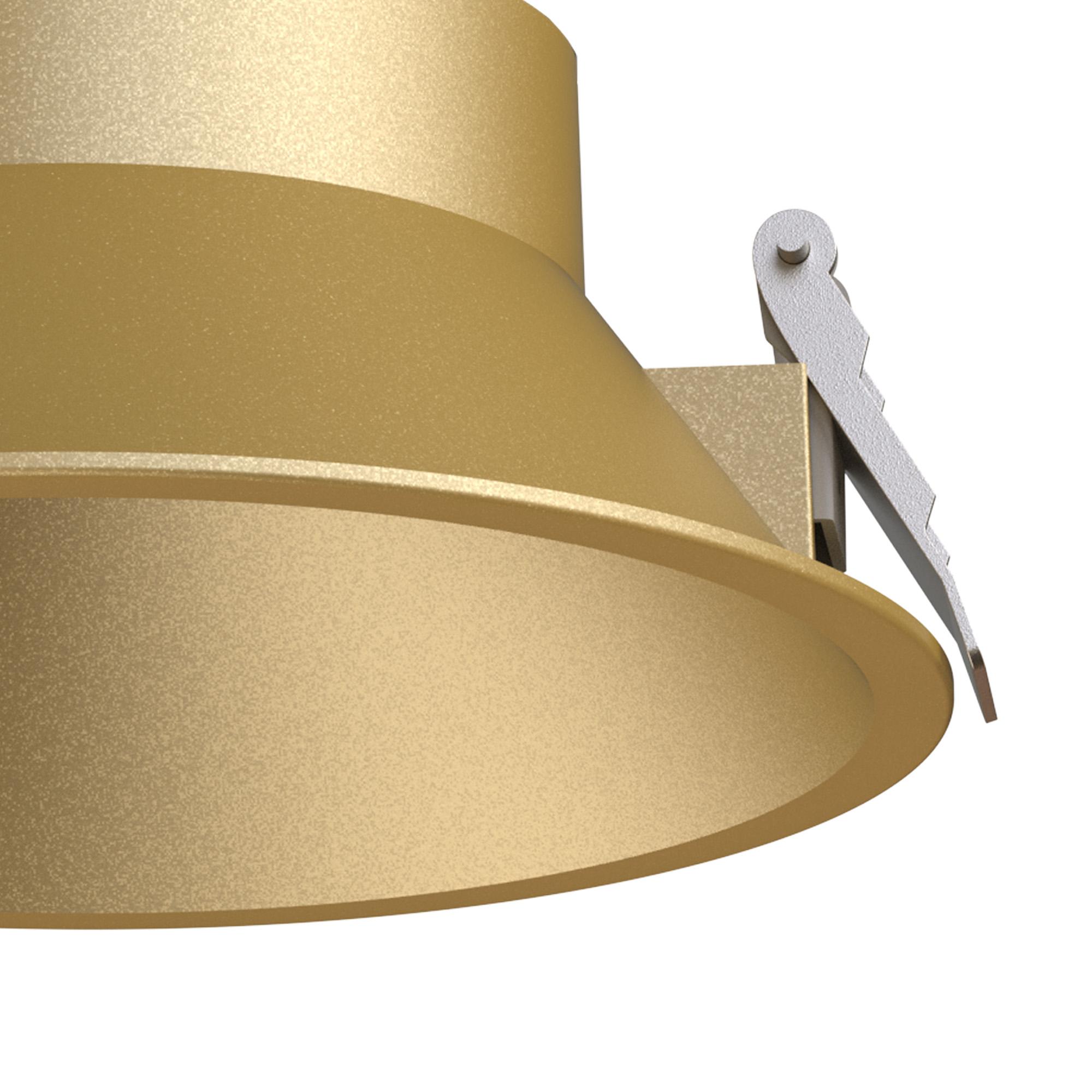 Sunset 165 x 138mm Recessed Base, Cut Out: 150mm, Gold