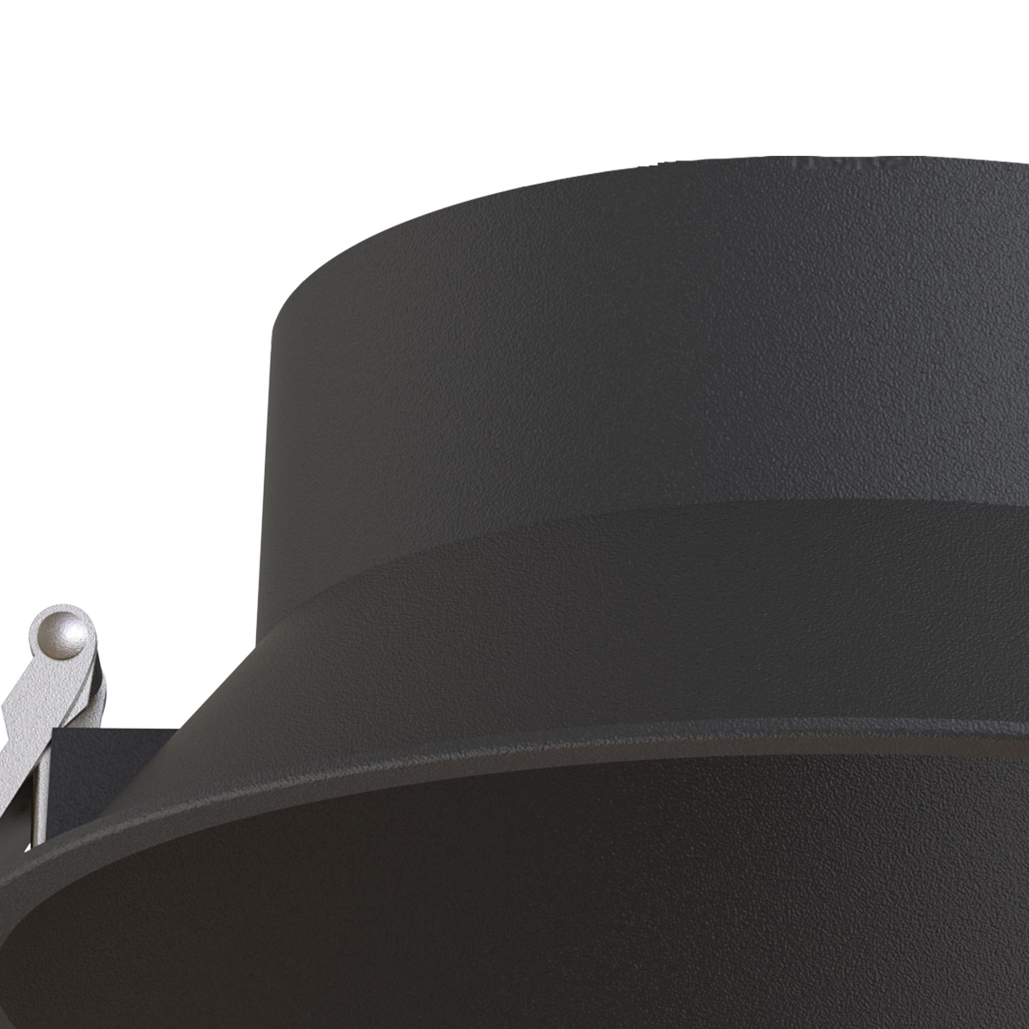 Sunset 215 x 152mm Recessed Base, Cut Out: 200mm, Black