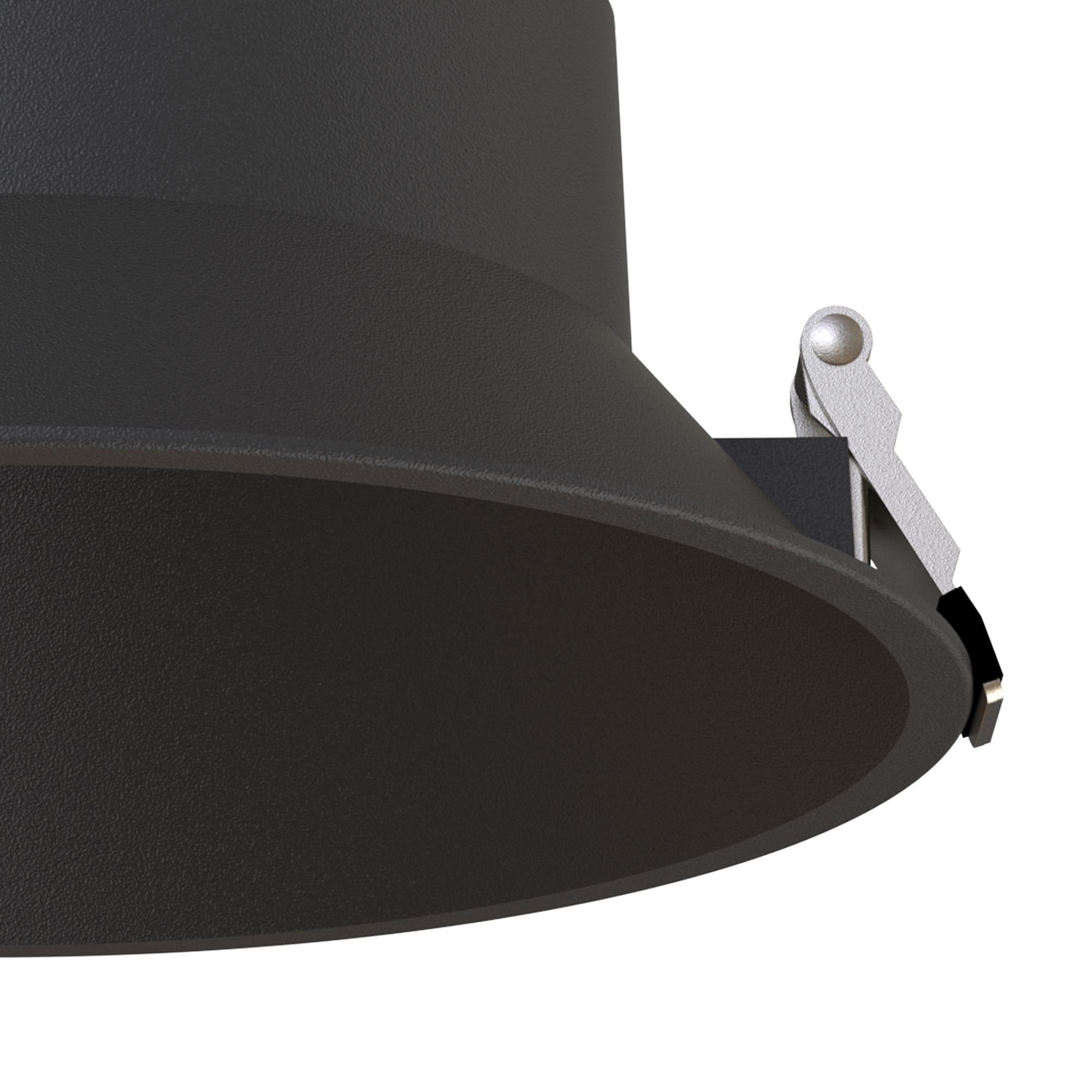 Sunset 215 x 152mm Recessed Base, Cut Out: 200mm, Black