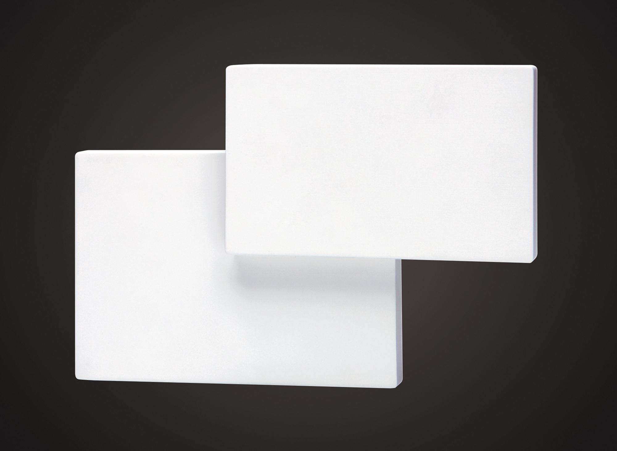 Tahiti Wall Light Rectangles 5W LED 3000K Matt White, 285lm, 3yrs Warranty