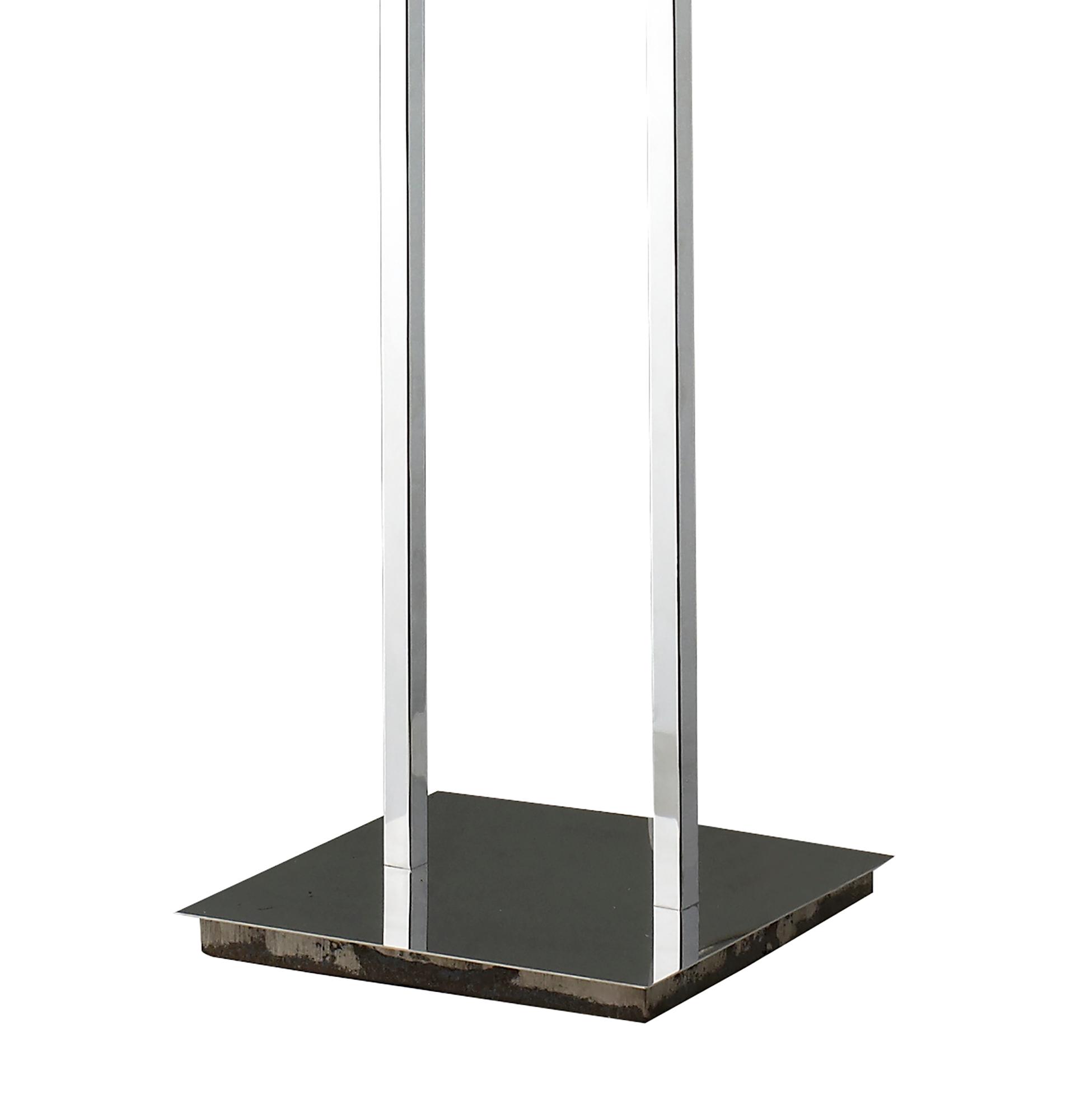 Tokio Floor Lamp 4 Light G9, Gloss Black/Polished Chrome