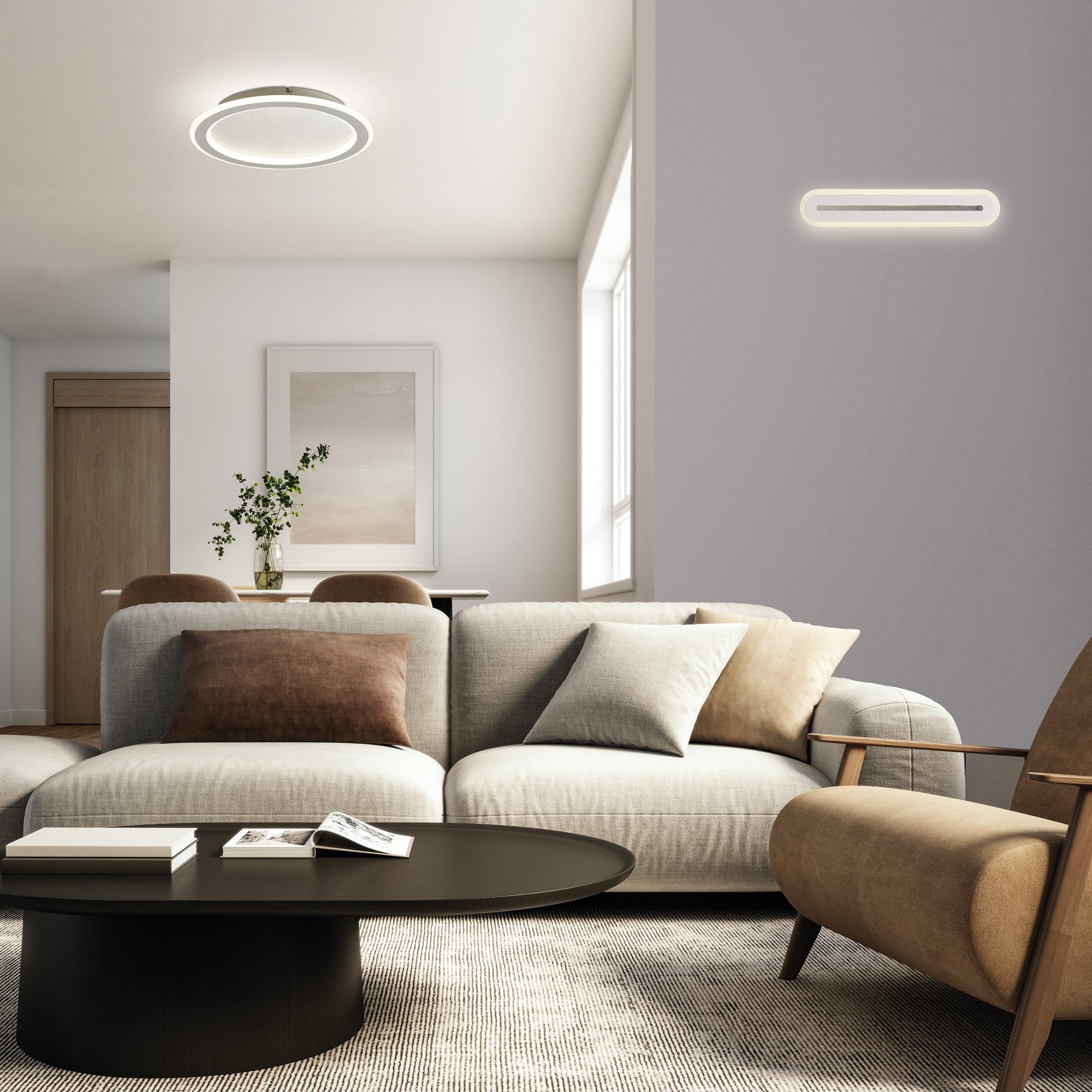 Tulum Wall Lamp, 12W LED, 4000K, 1000lm, White, 3yrs Warranty
