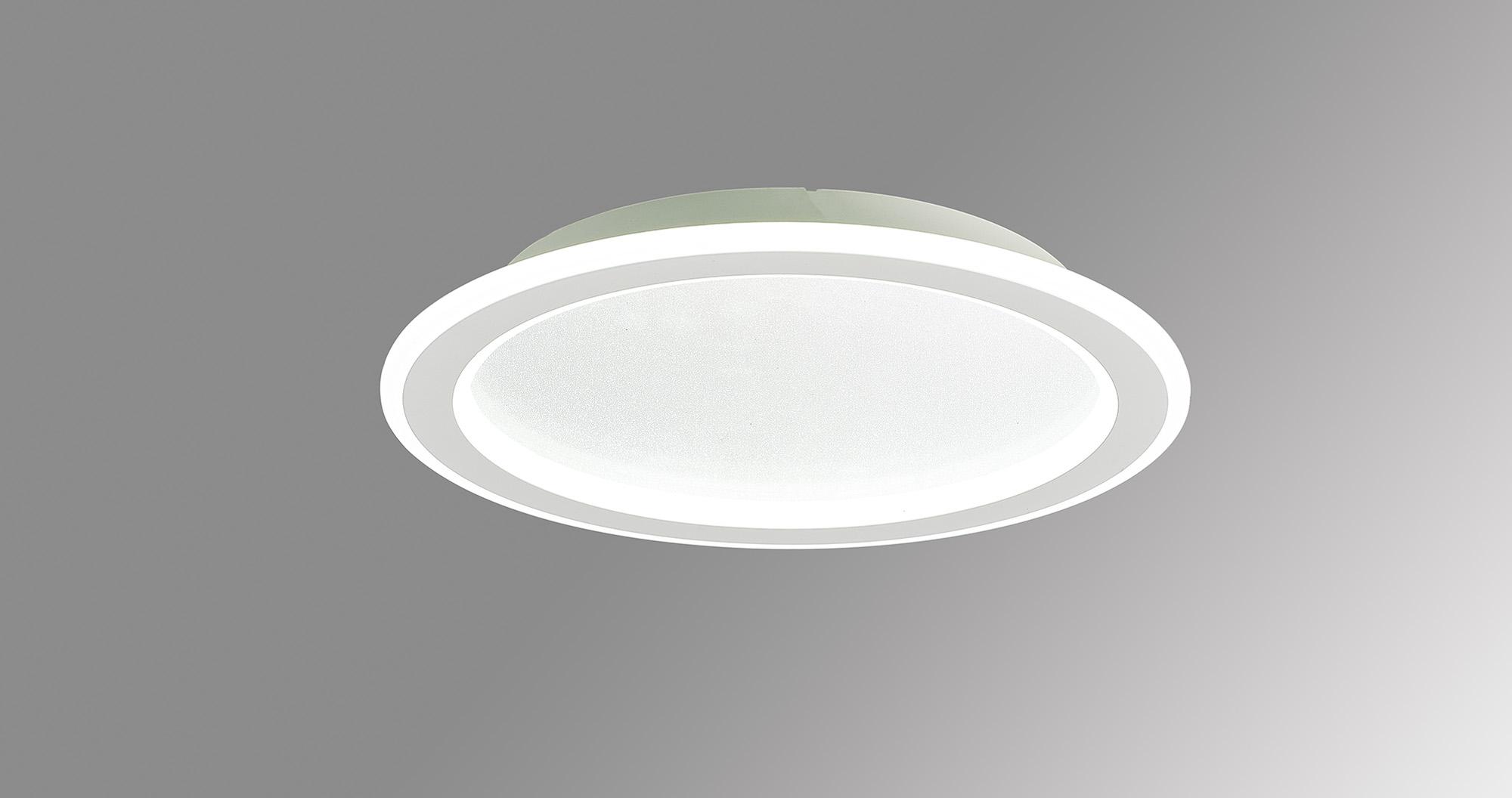 Tulum 40cm Ceiling Light, 24W LED, 3000-6000K Remote Controlled, 1800lm, White, 3yrs Warranty