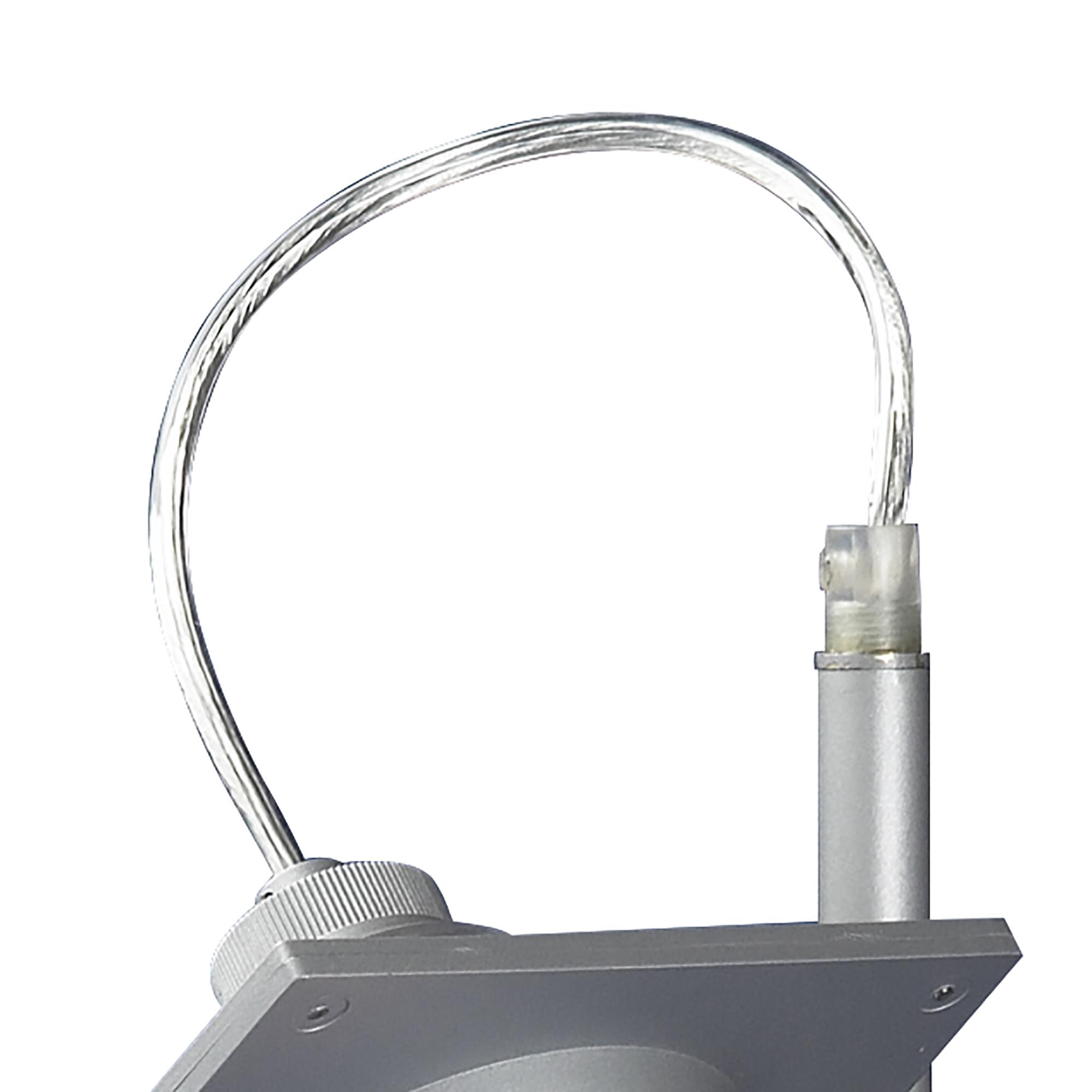 (0040 008) Ull Table Lamp 1 Light G9 Silver Grey