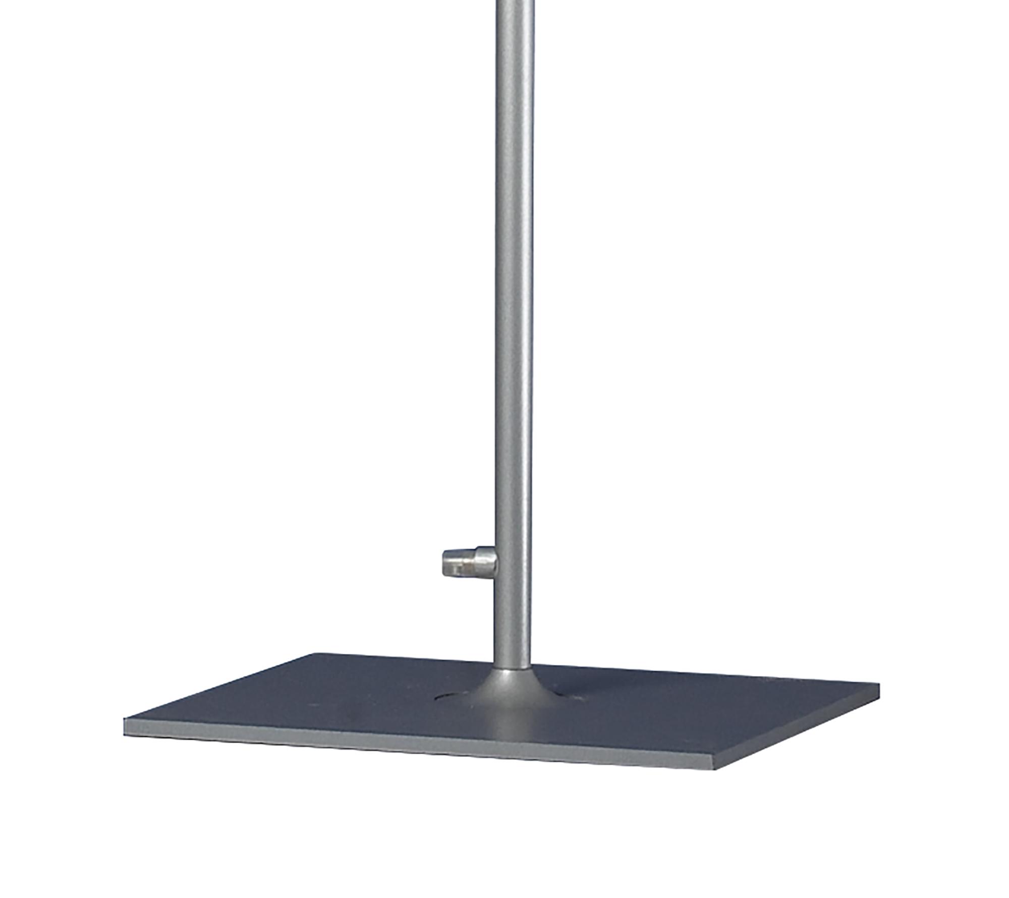 (0040 009) Ull Floor Lamp 2 Light G9 Silver Grey, NOT LED/CFL Compatible