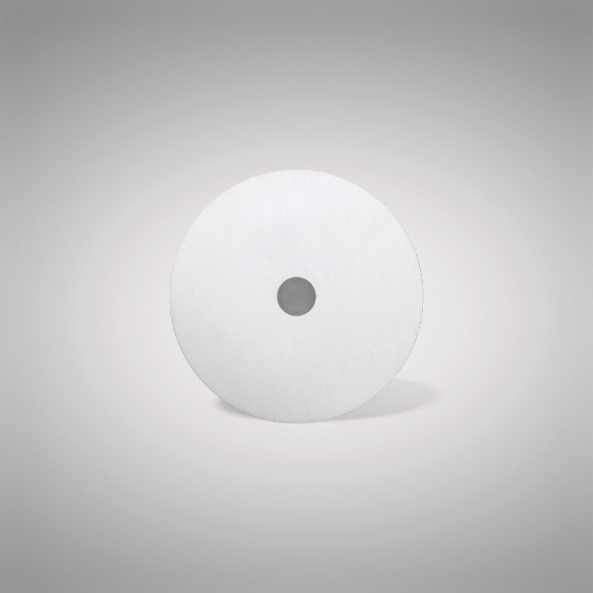 Universal 300mm Frosted Acrylic Diffuser With Polished Chrome Centre Detail