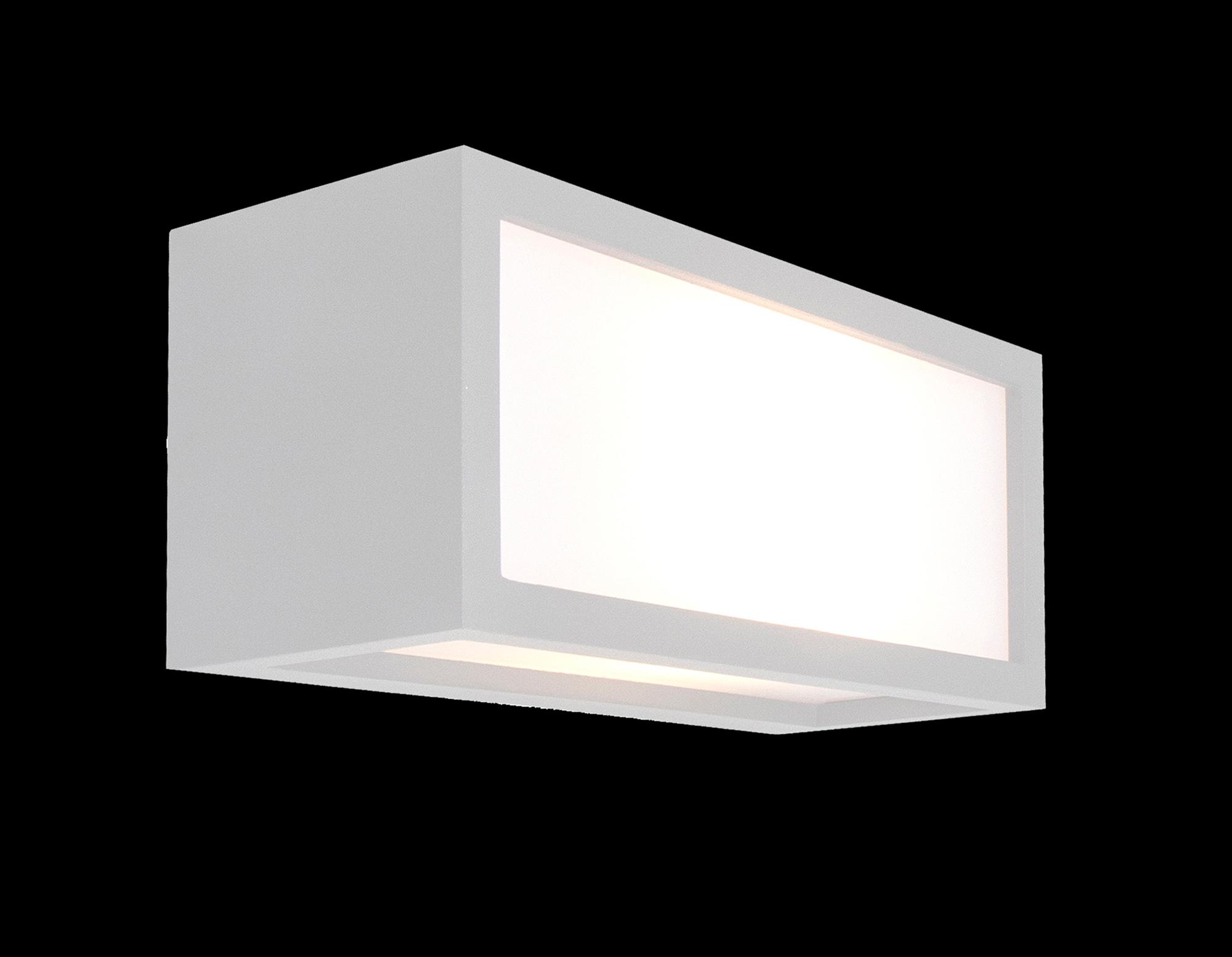 Utah Wall Lamp, 1 Light E27, IP65, White, 2yrs Warranty