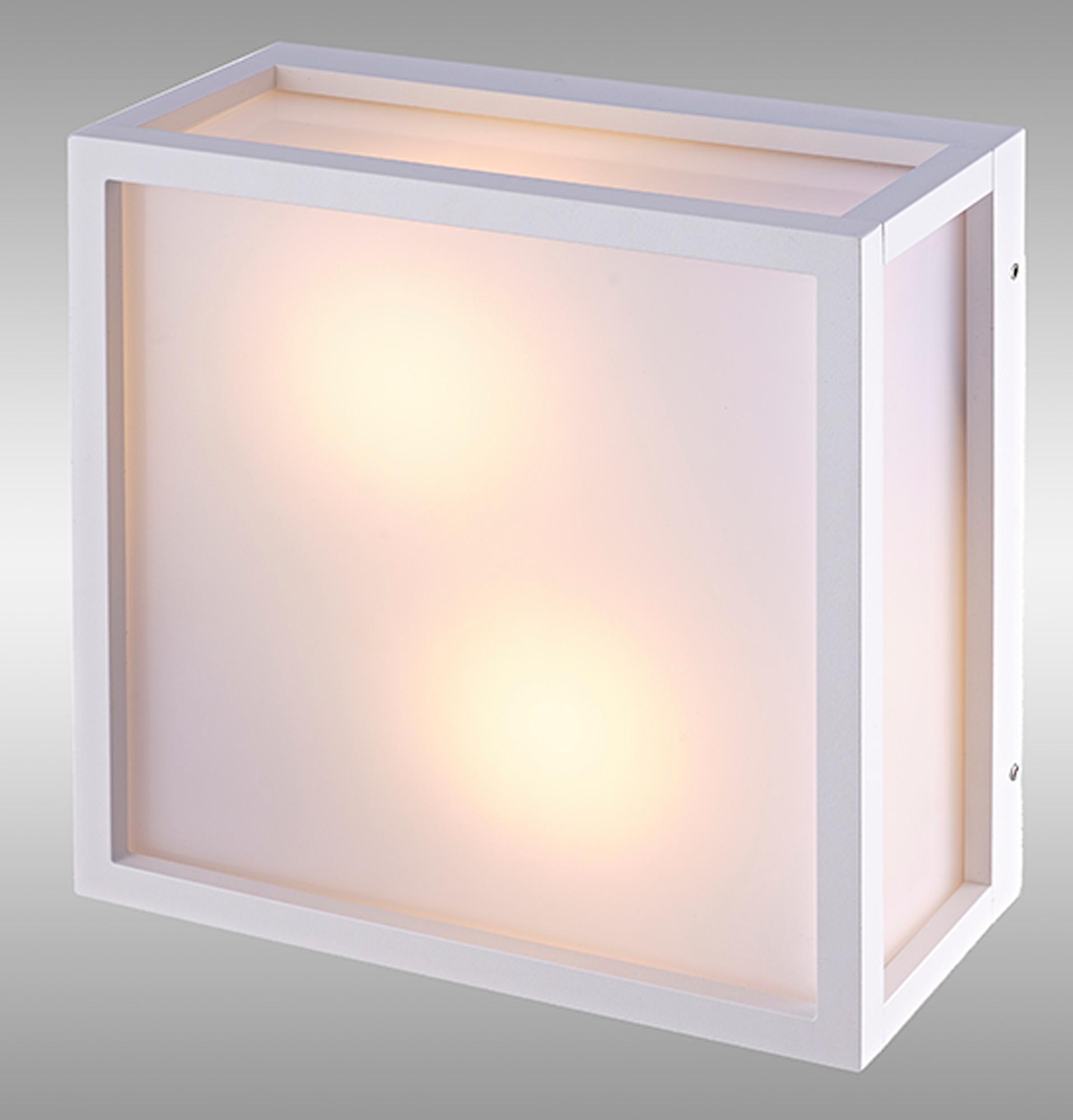 Utah Ceiling Light, 2 Light E27, IP65, White, 2yrs Warranty