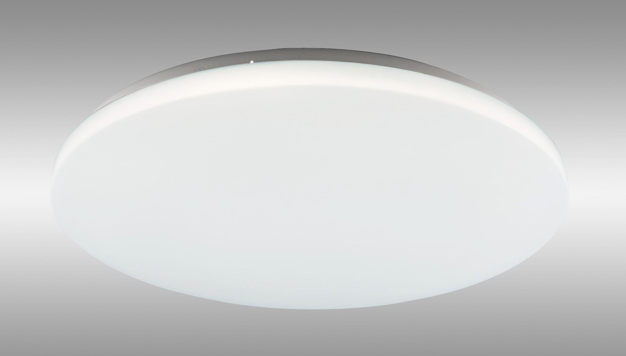 Zero CCT Ceiling 49.5cm Round, 48W LED, On Board CCT Switch 3000/4000/5000K, 4600lm, White, 3yrs Warranty