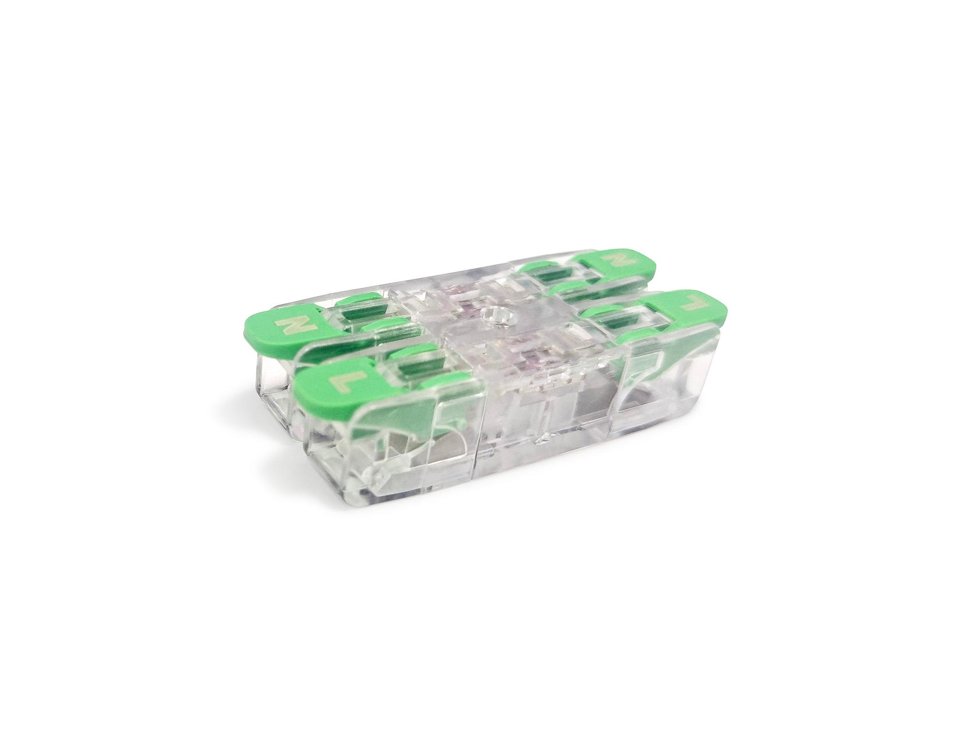 Additions 2 Circuit Inline Quick Connector Clear
