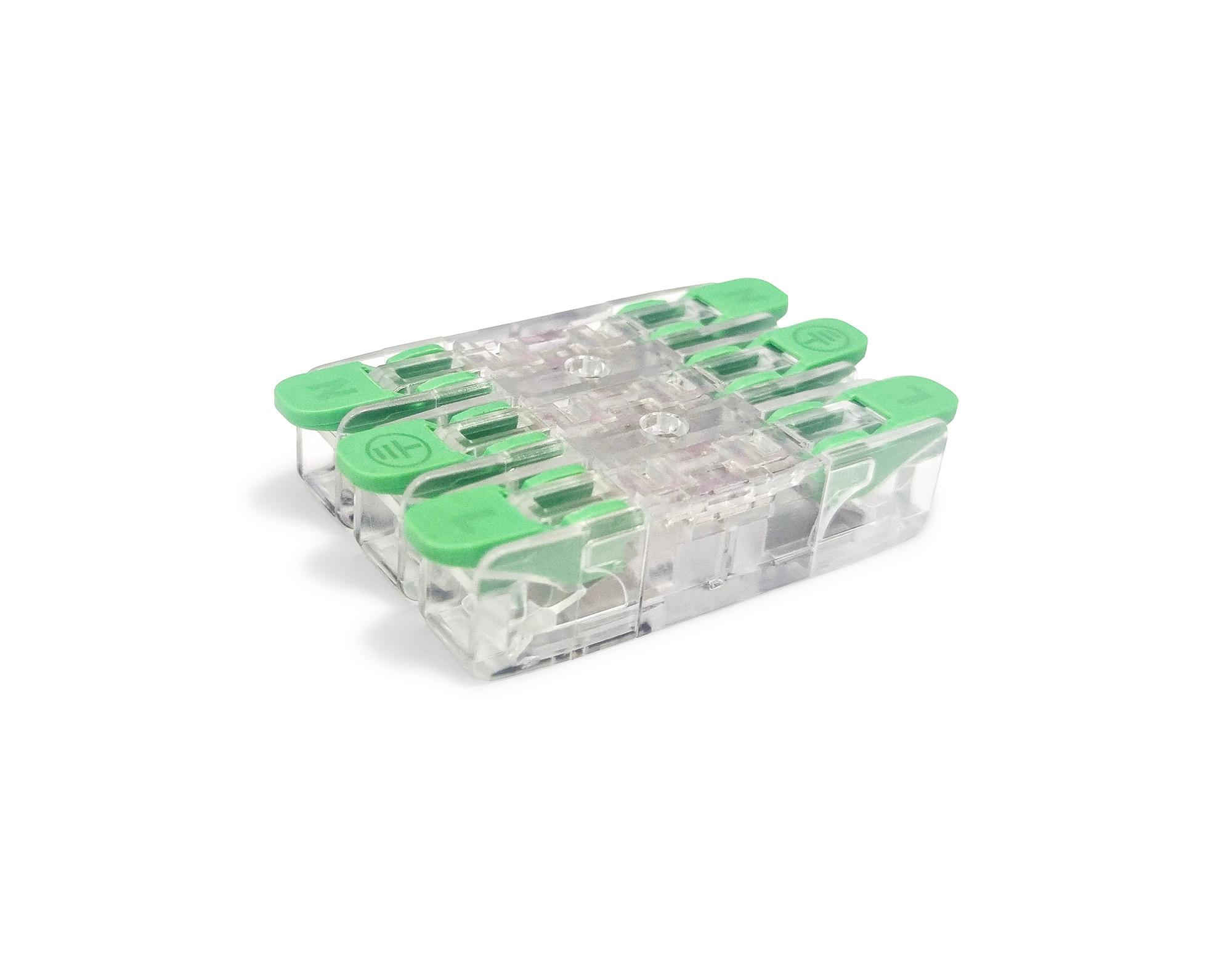 Additions 3 Circuit Inline Quick Connector Clear