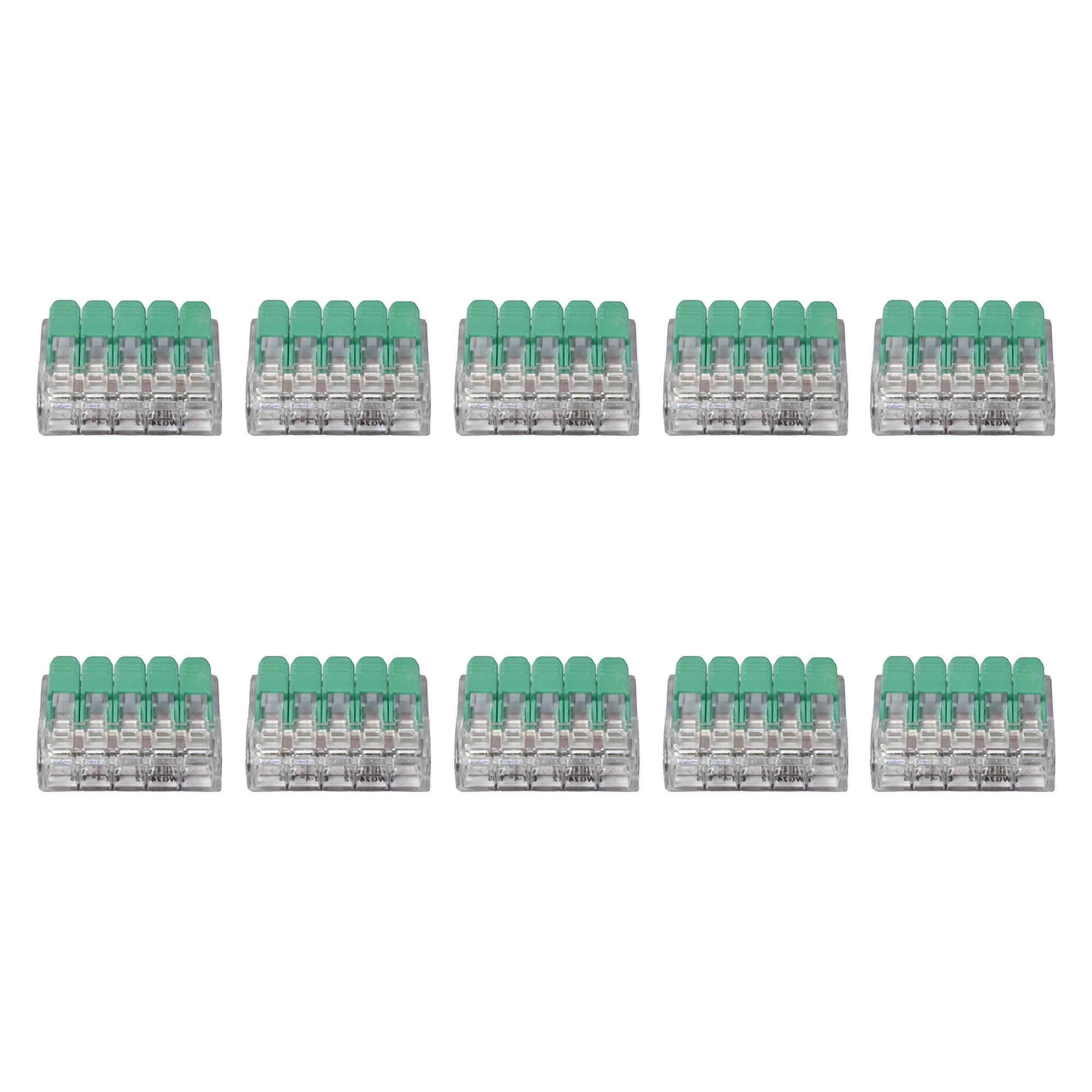 Additions 5 Way Quick Lever Connector Clear (10 Pack)