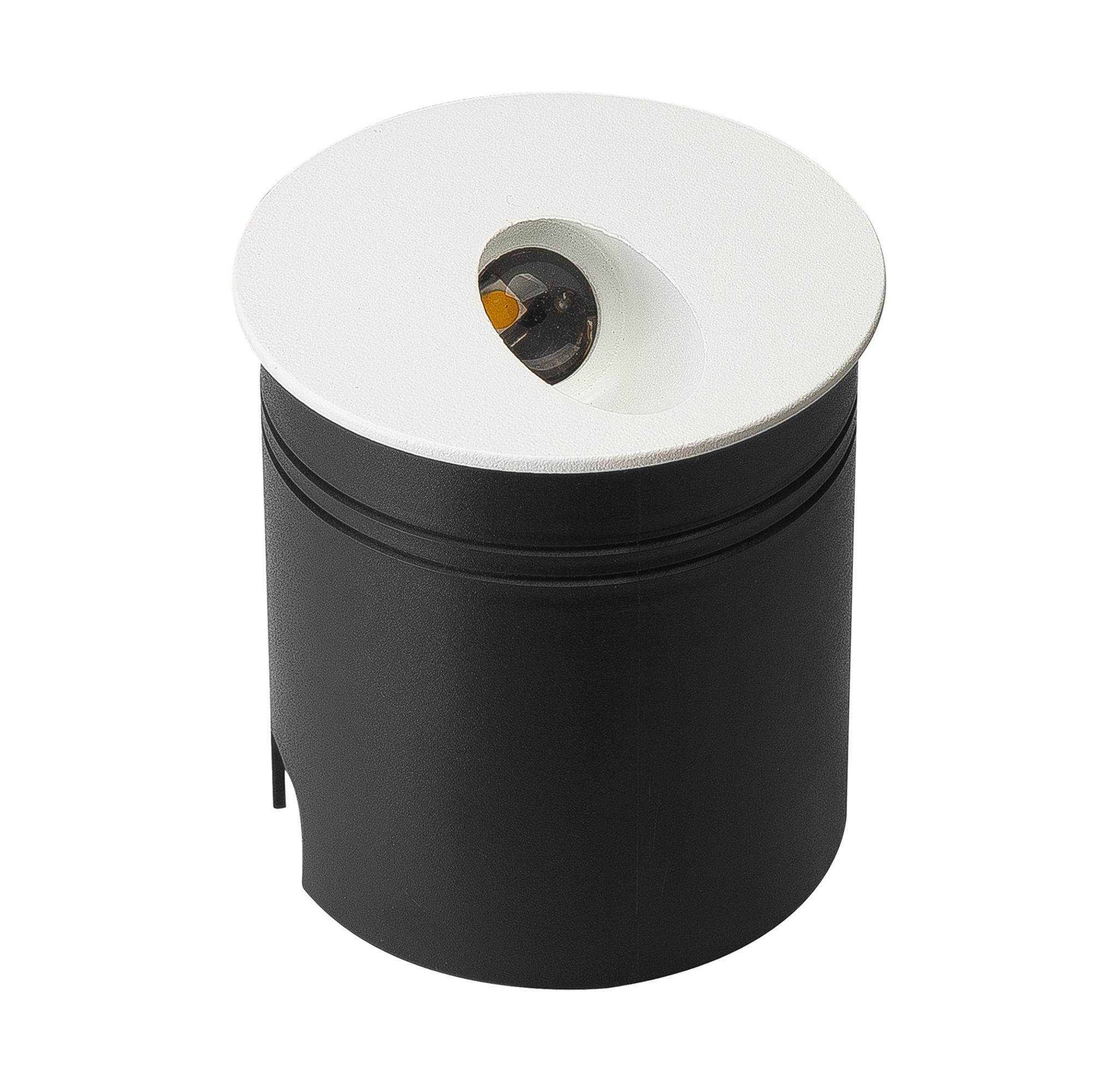 Aspen Recessed Wall Lamp Round Angle