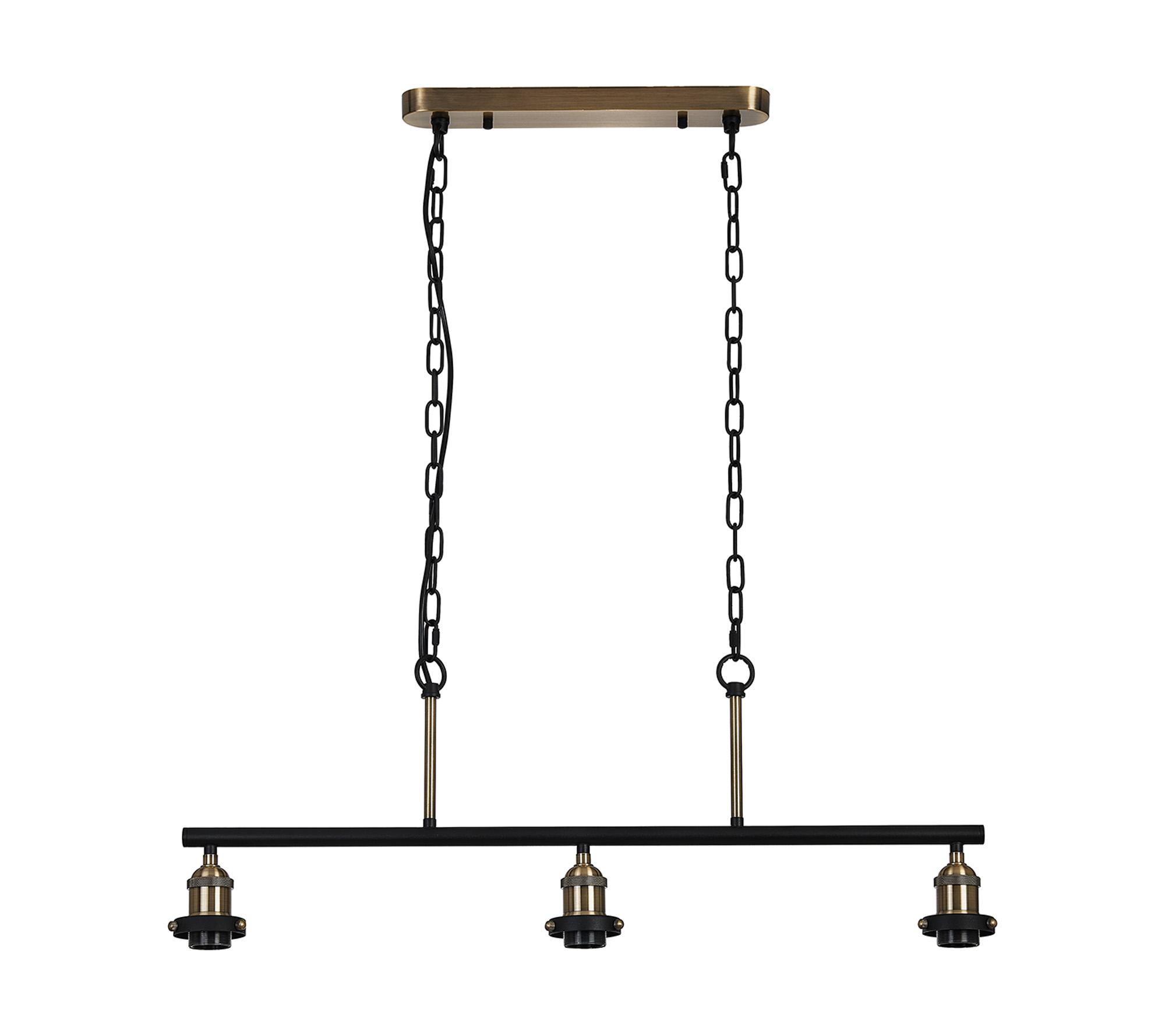 Dreifa Curved Linear Pendant (FRAME ONLY)