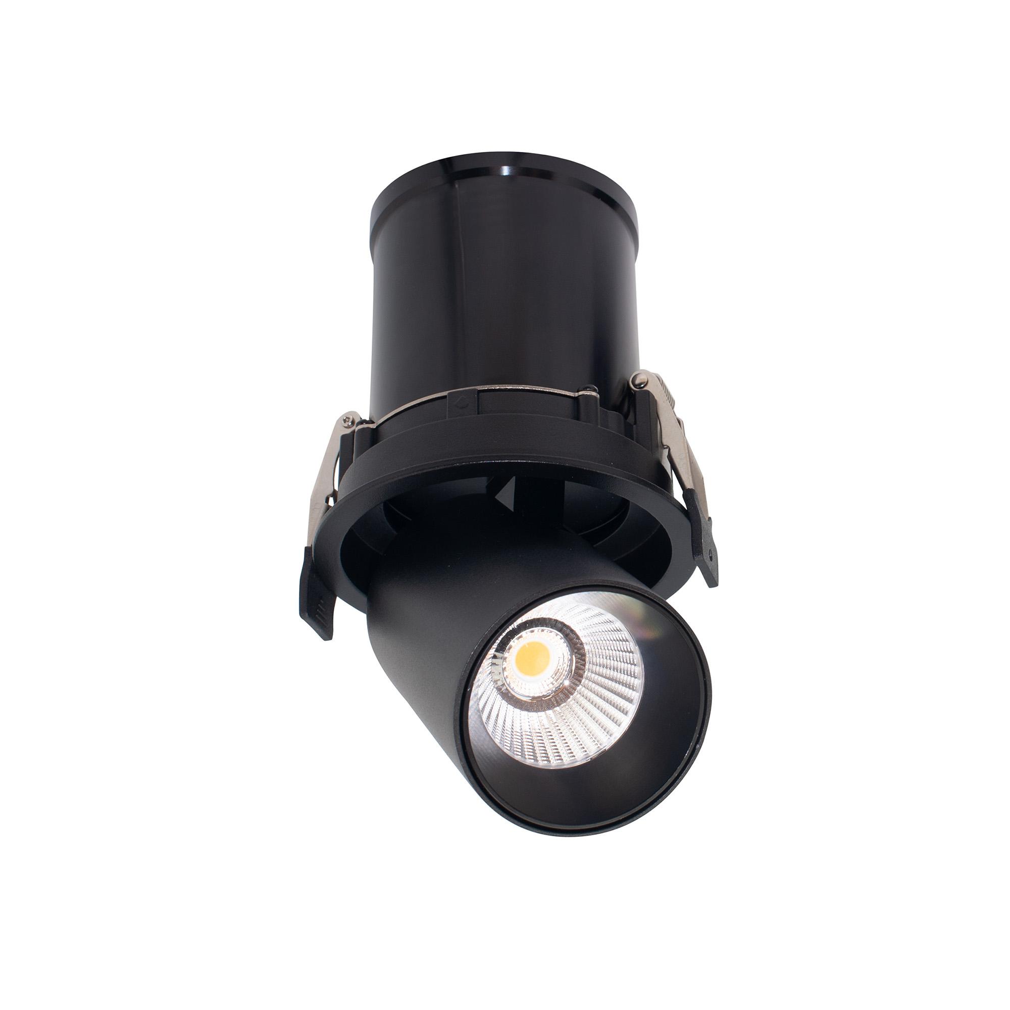 Garda Retractable Recessed Swivel Spotlight